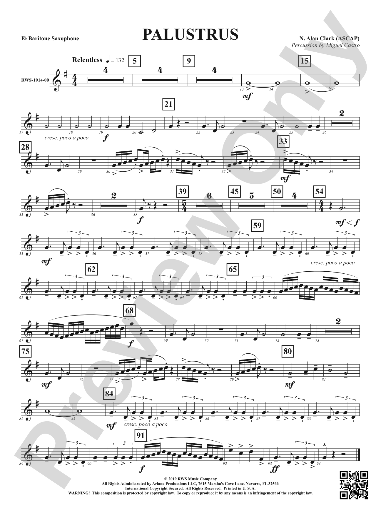 Palustrus: E-flat Baritone Saxophone