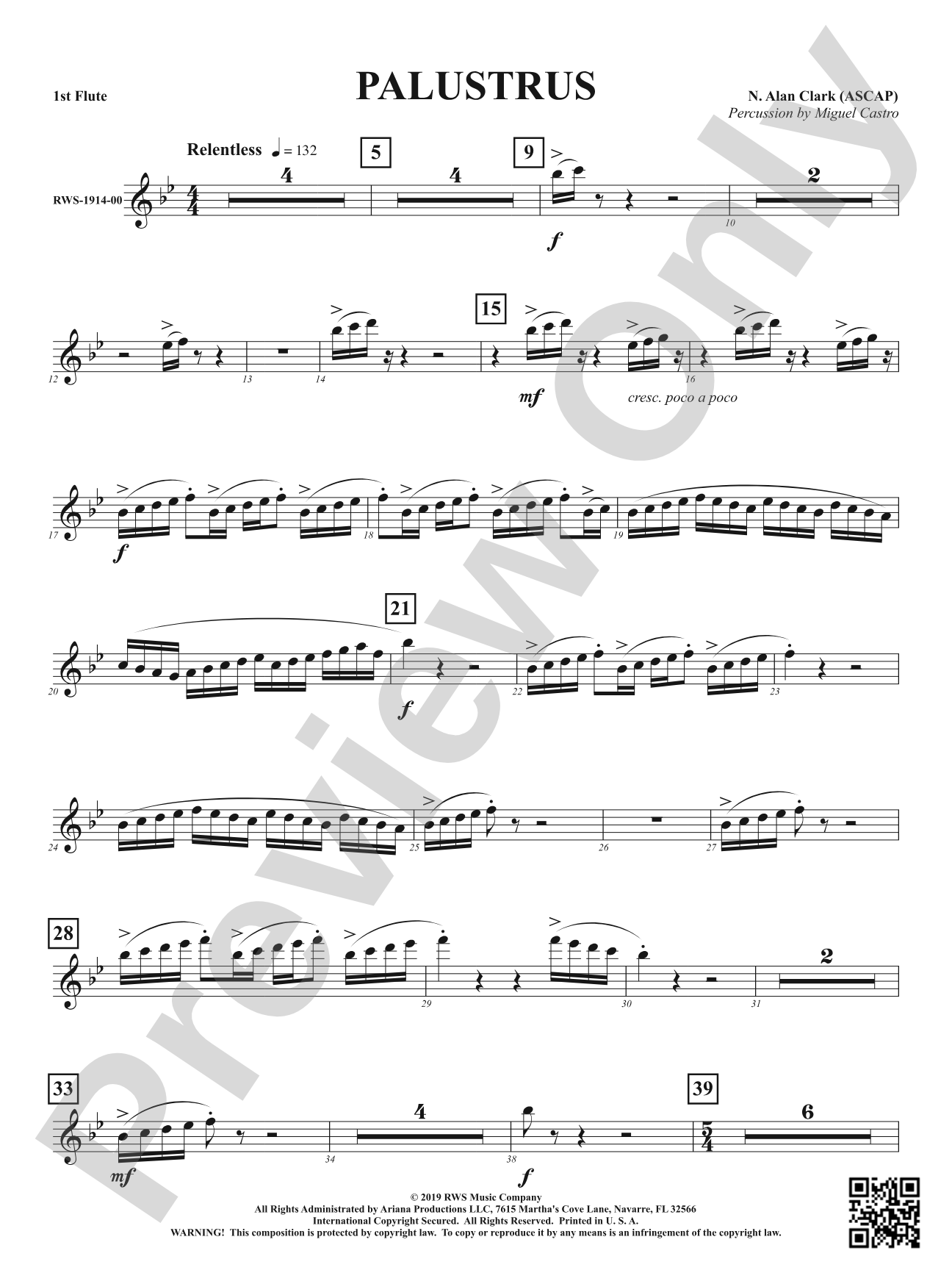 Palustrus: 1st Flute