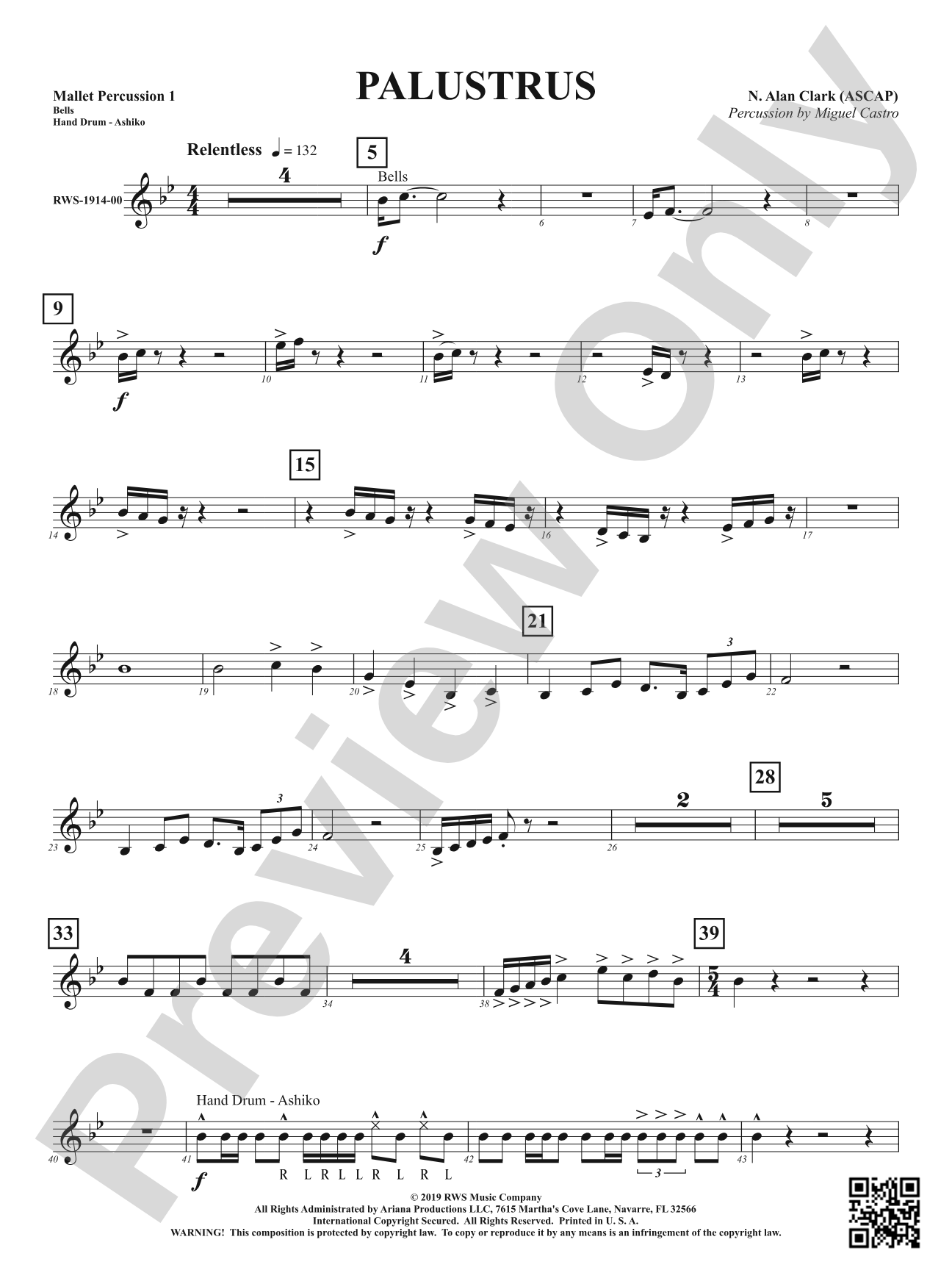 Palustrus: 1st Mallet Percussion