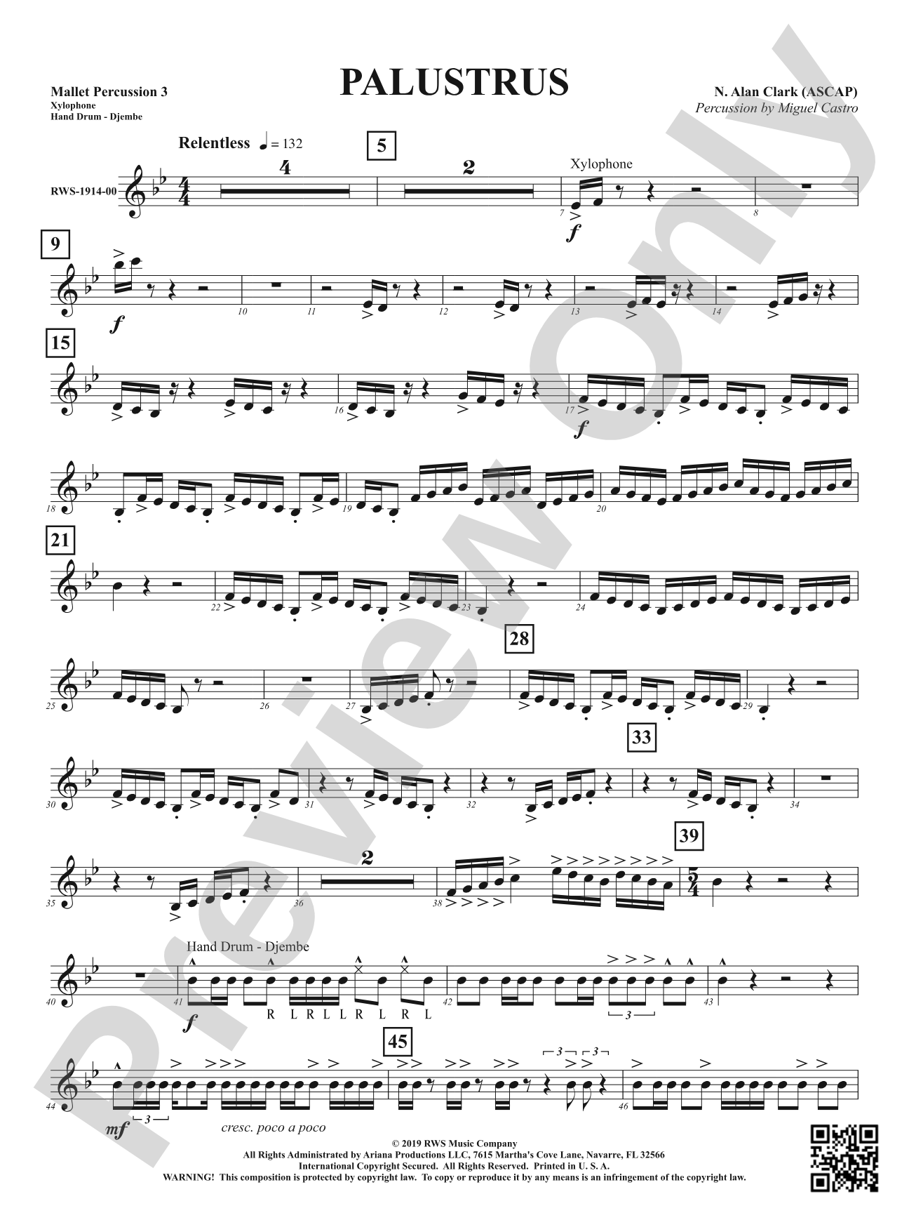 Palustrus: 3rd Mallet Percussion