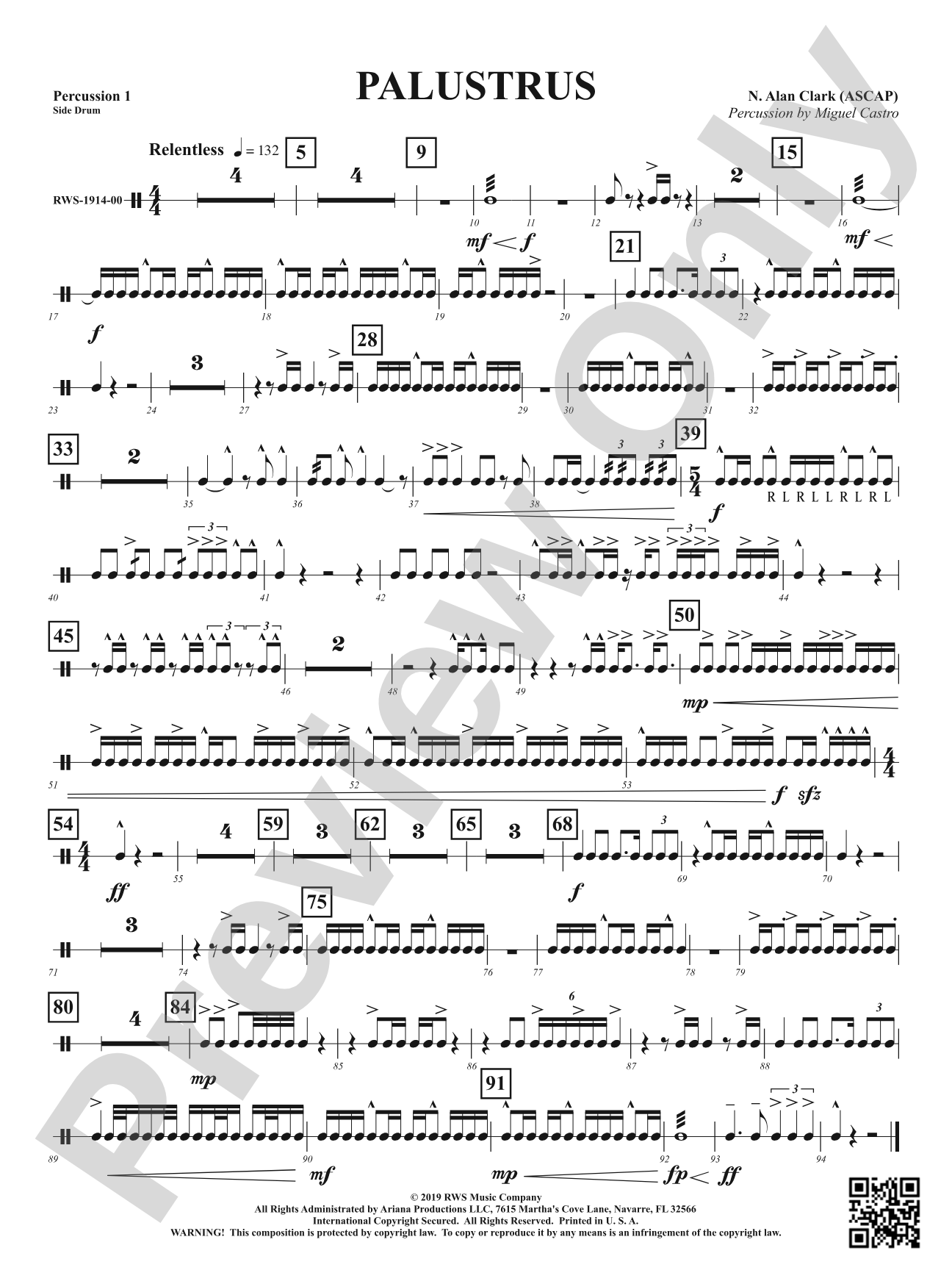 Palustrus: 1st Percussion