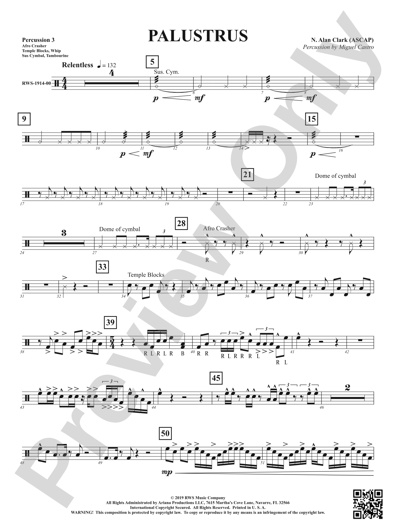 Palustrus: 3rd Percussion