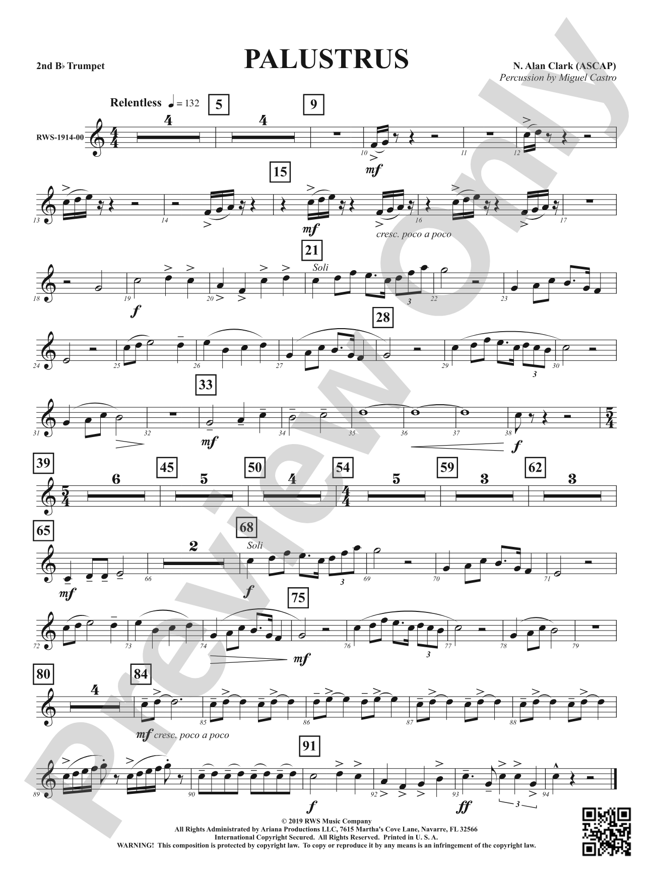 Palustrus: 2nd B-flat Trumpet