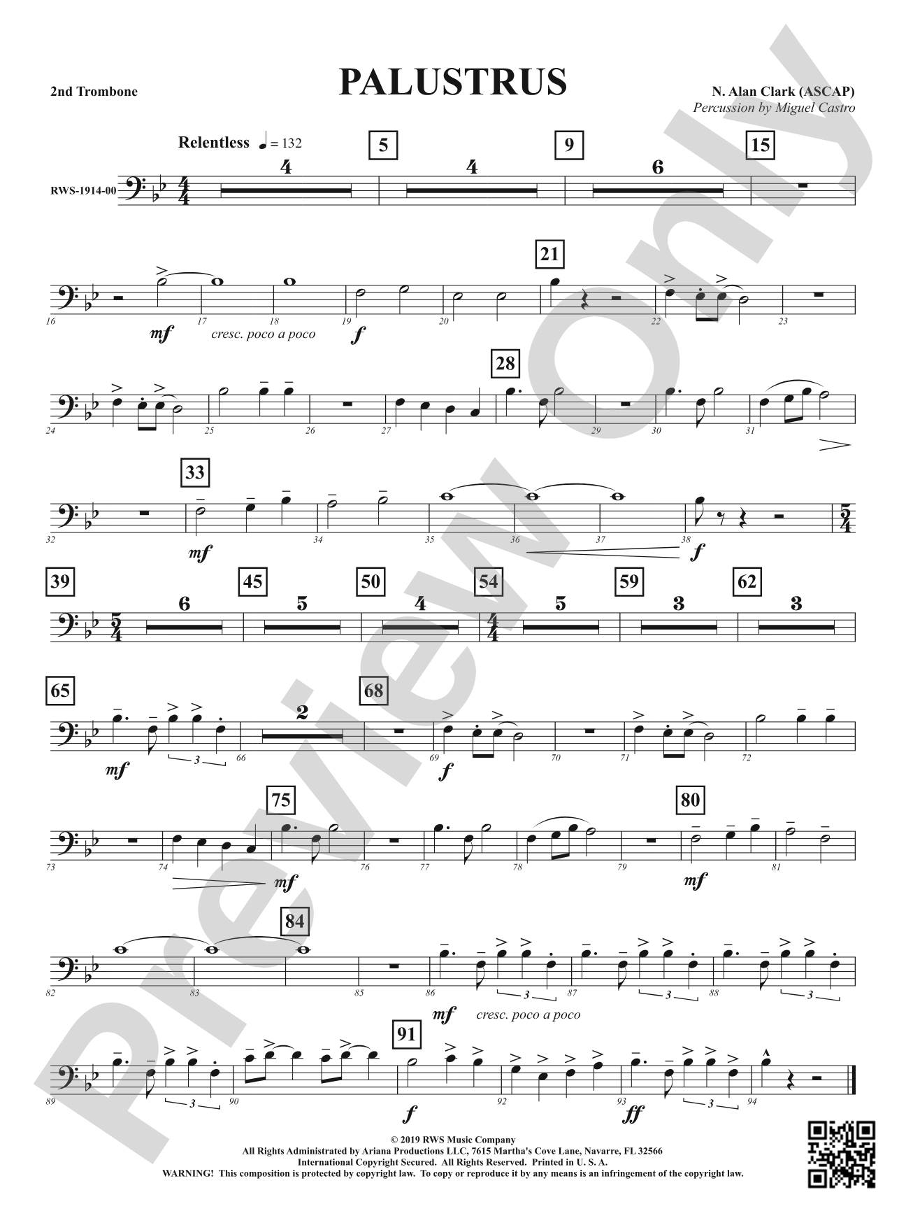 Palustrus: 2nd Trombone