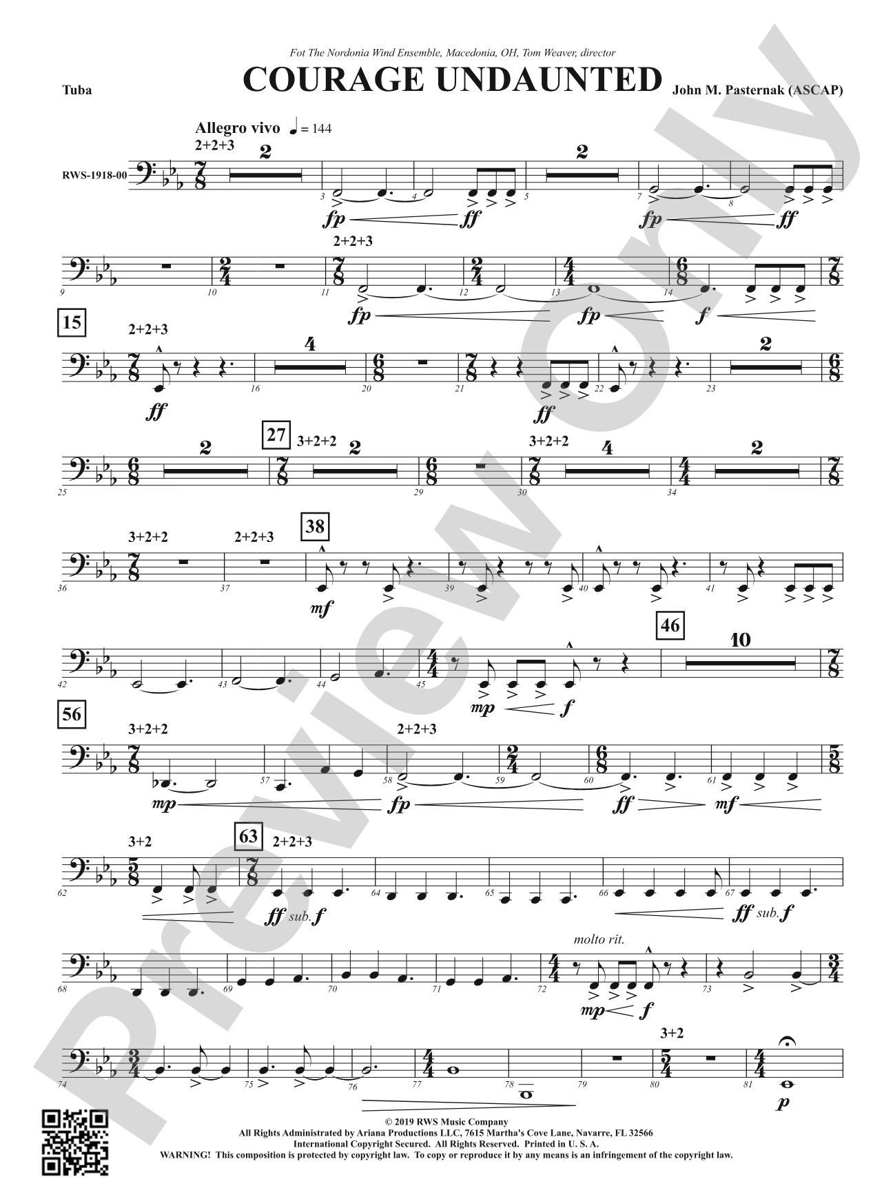 Courage Undaunted: Tuba