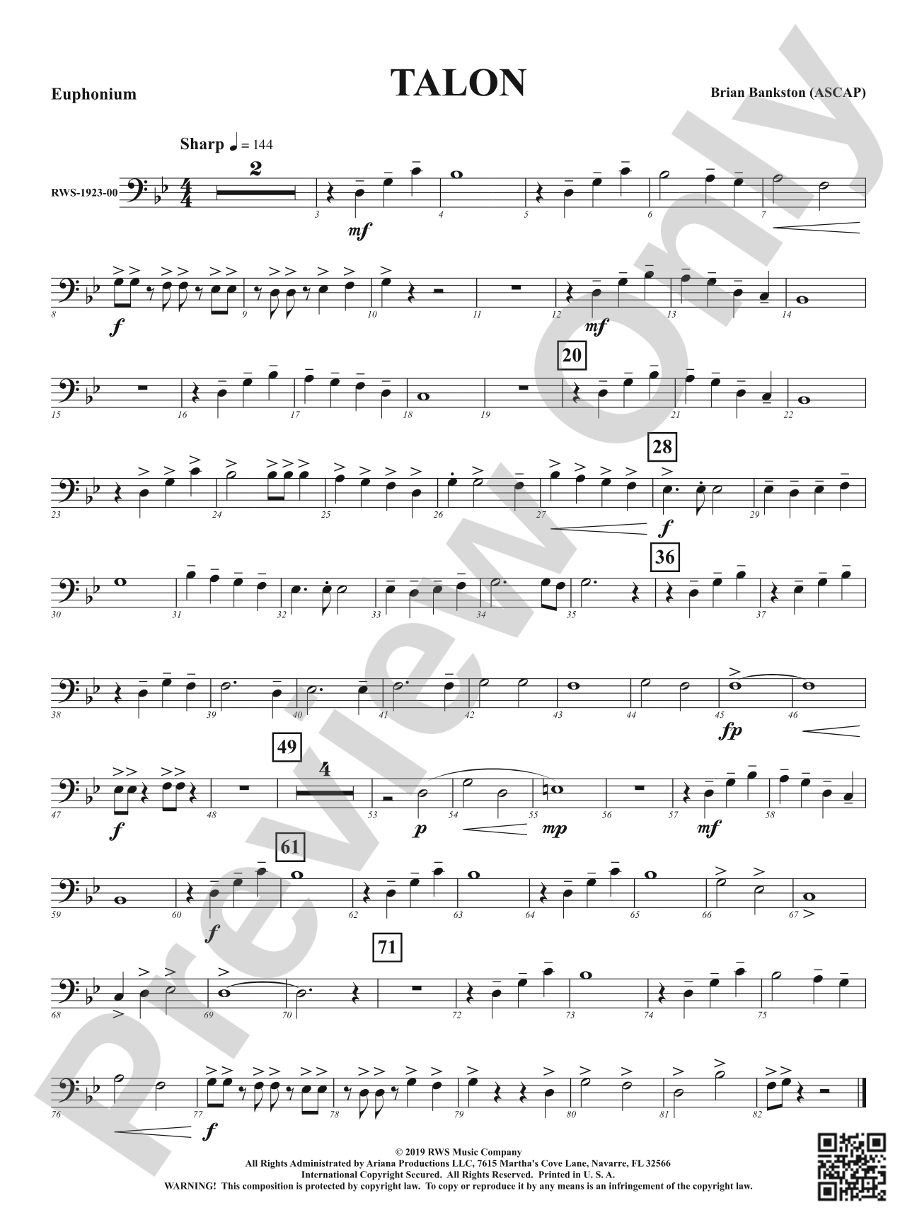 Talon: Baritone B.C.