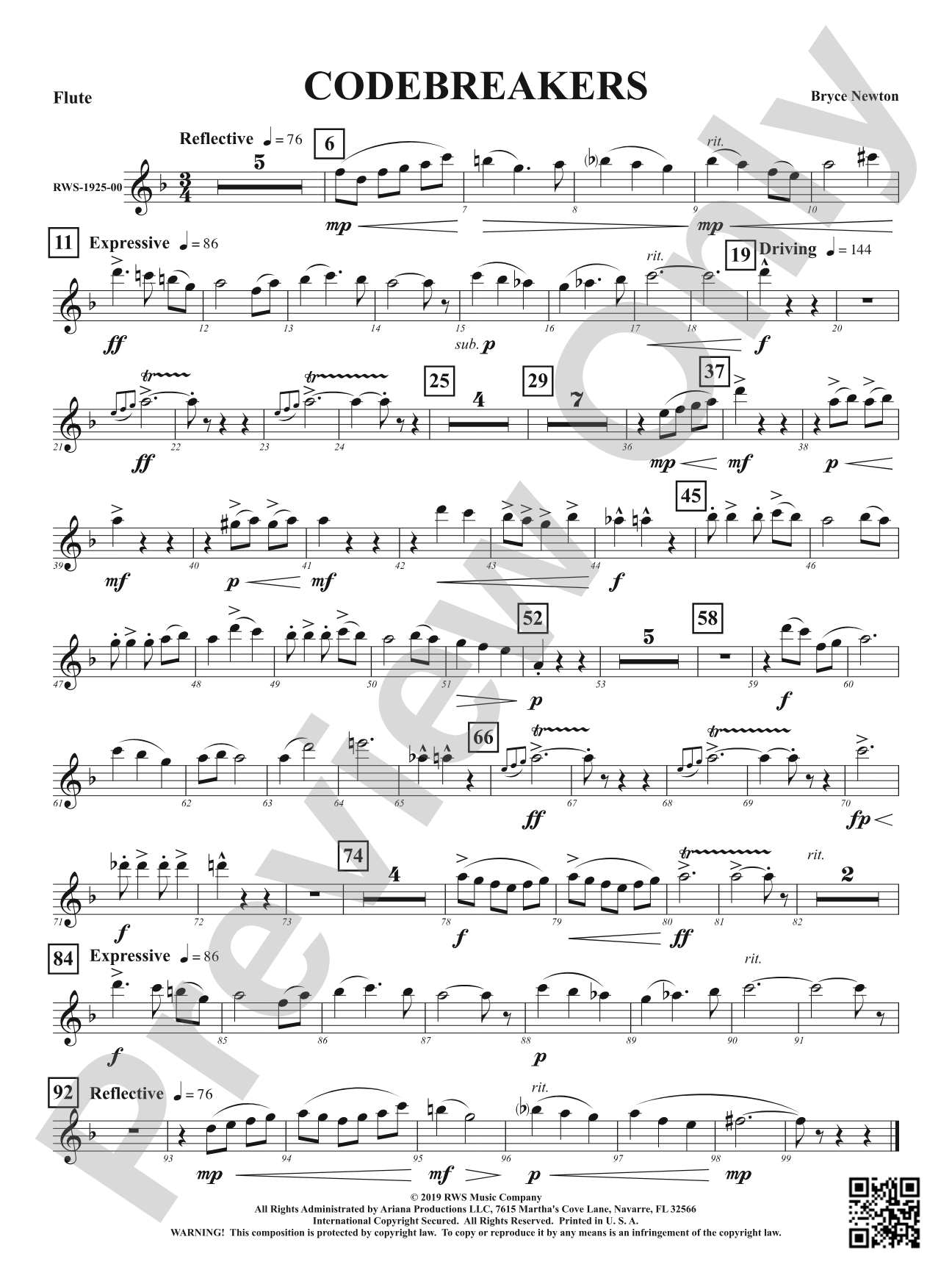 Codebreakers: 1st Flute