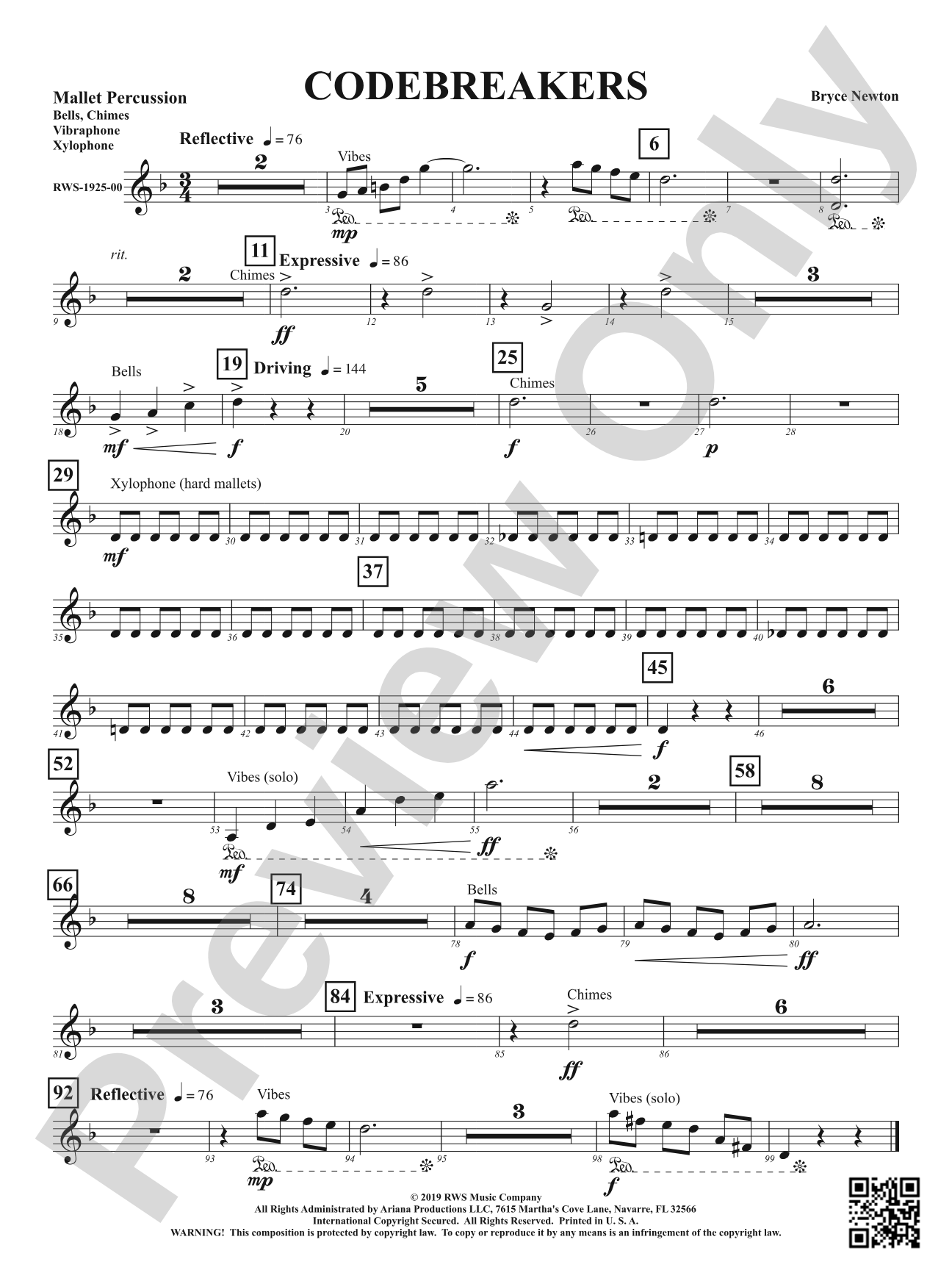 Codebreakers: 1st Mallet Percussion