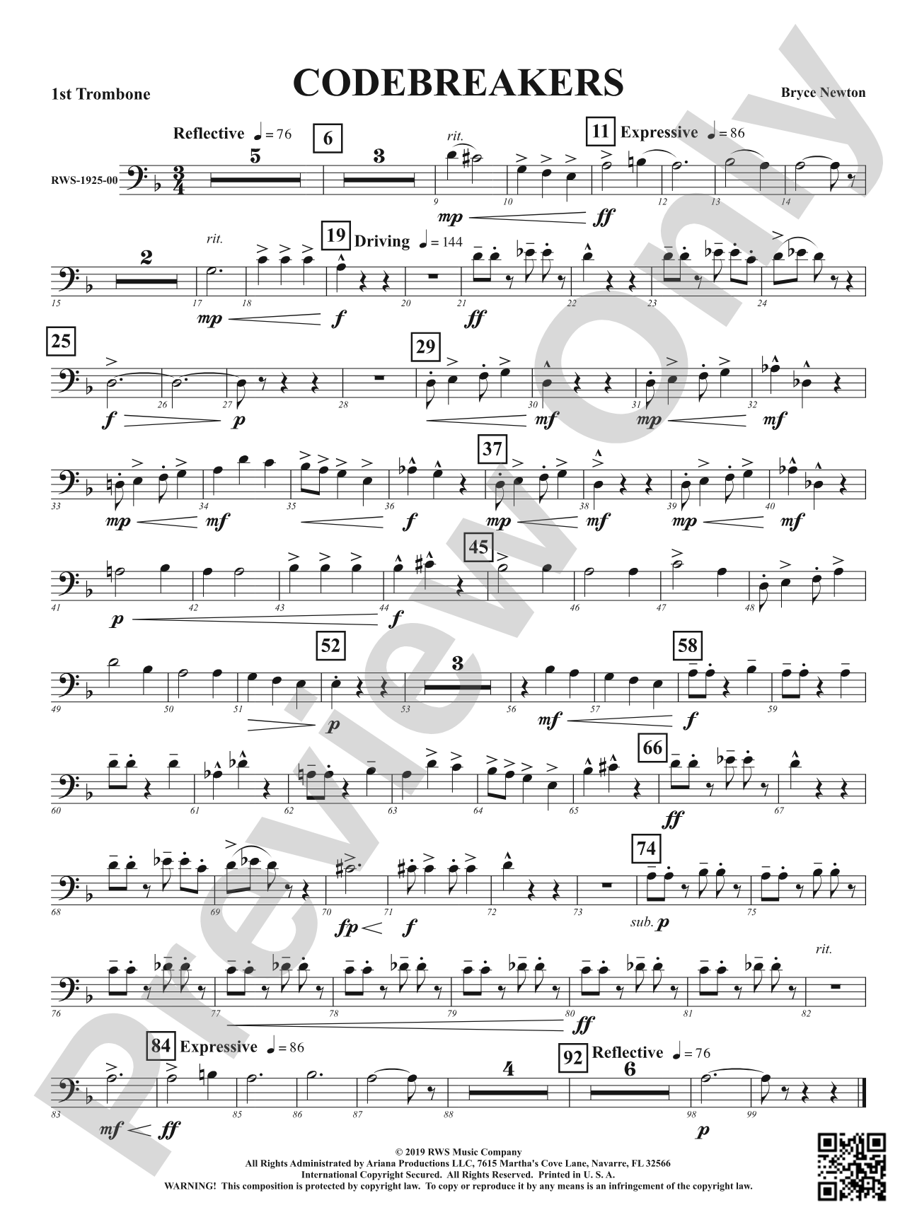 Codebreakers: 1st Trombone
