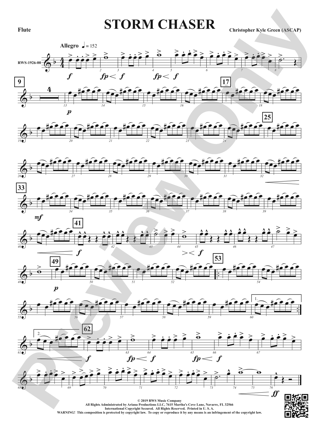Storm Chaser: 1st Flute