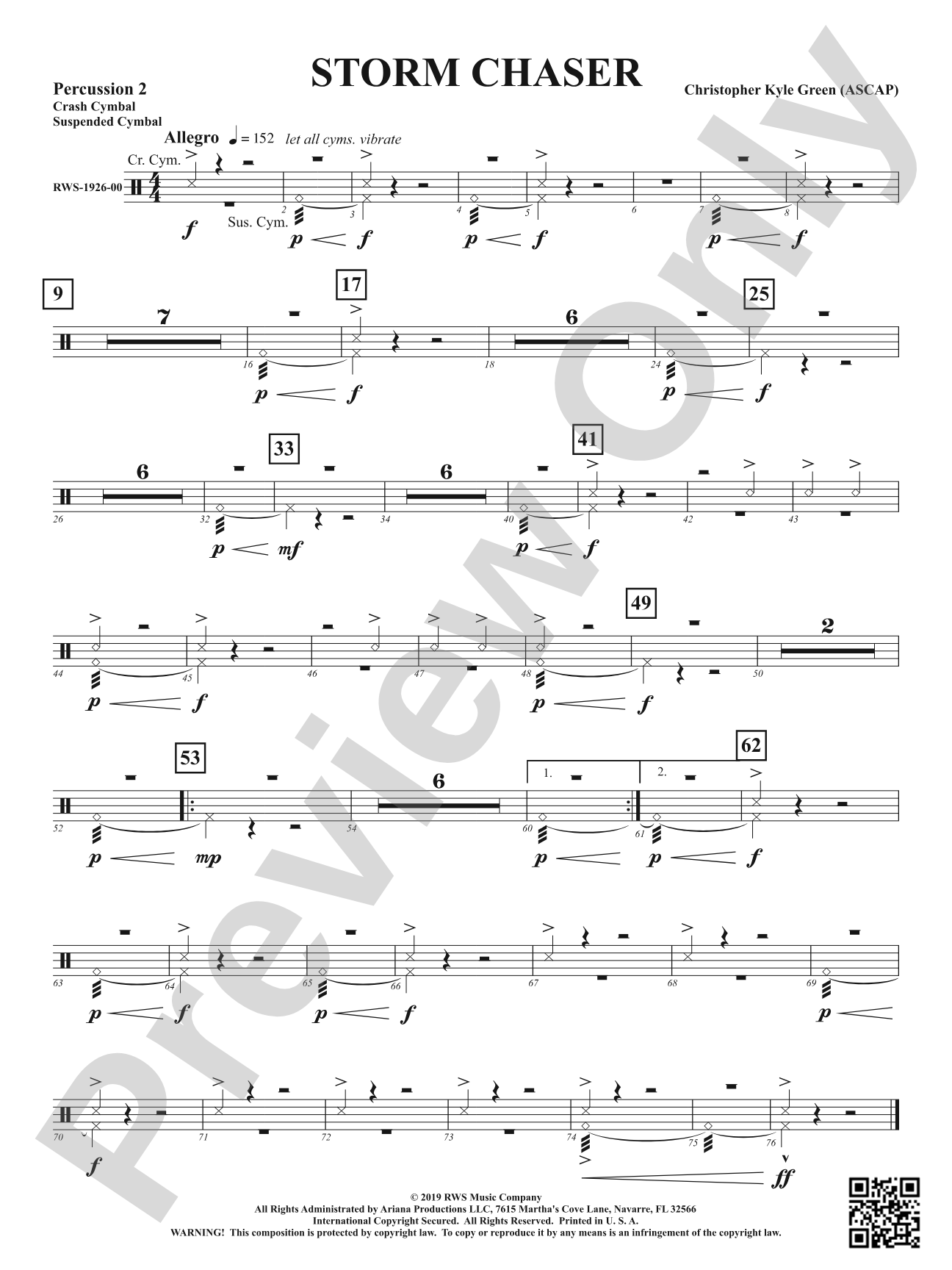 Storm Chaser: 2nd Percussion