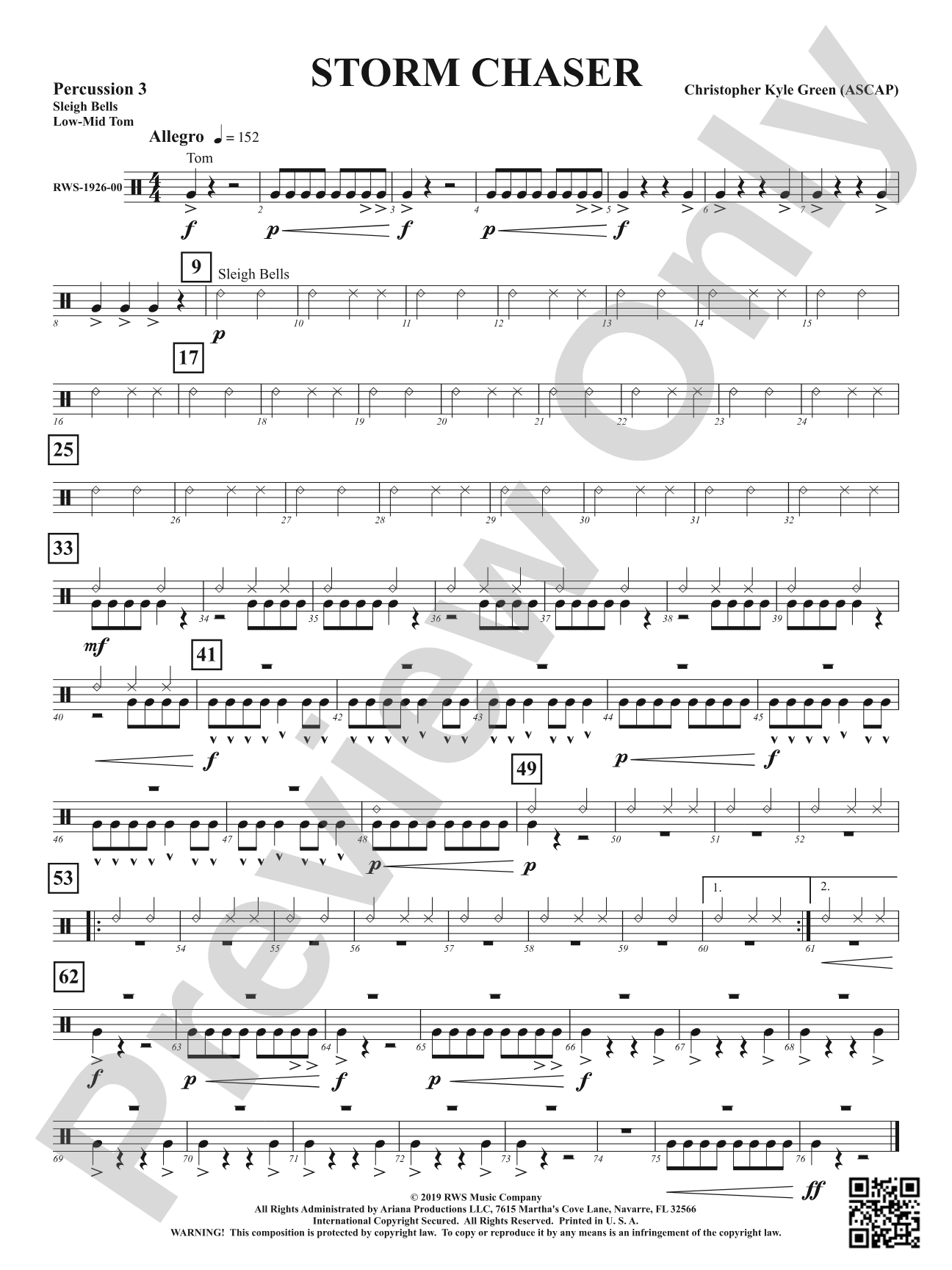Storm Chaser: 3rd Percussion