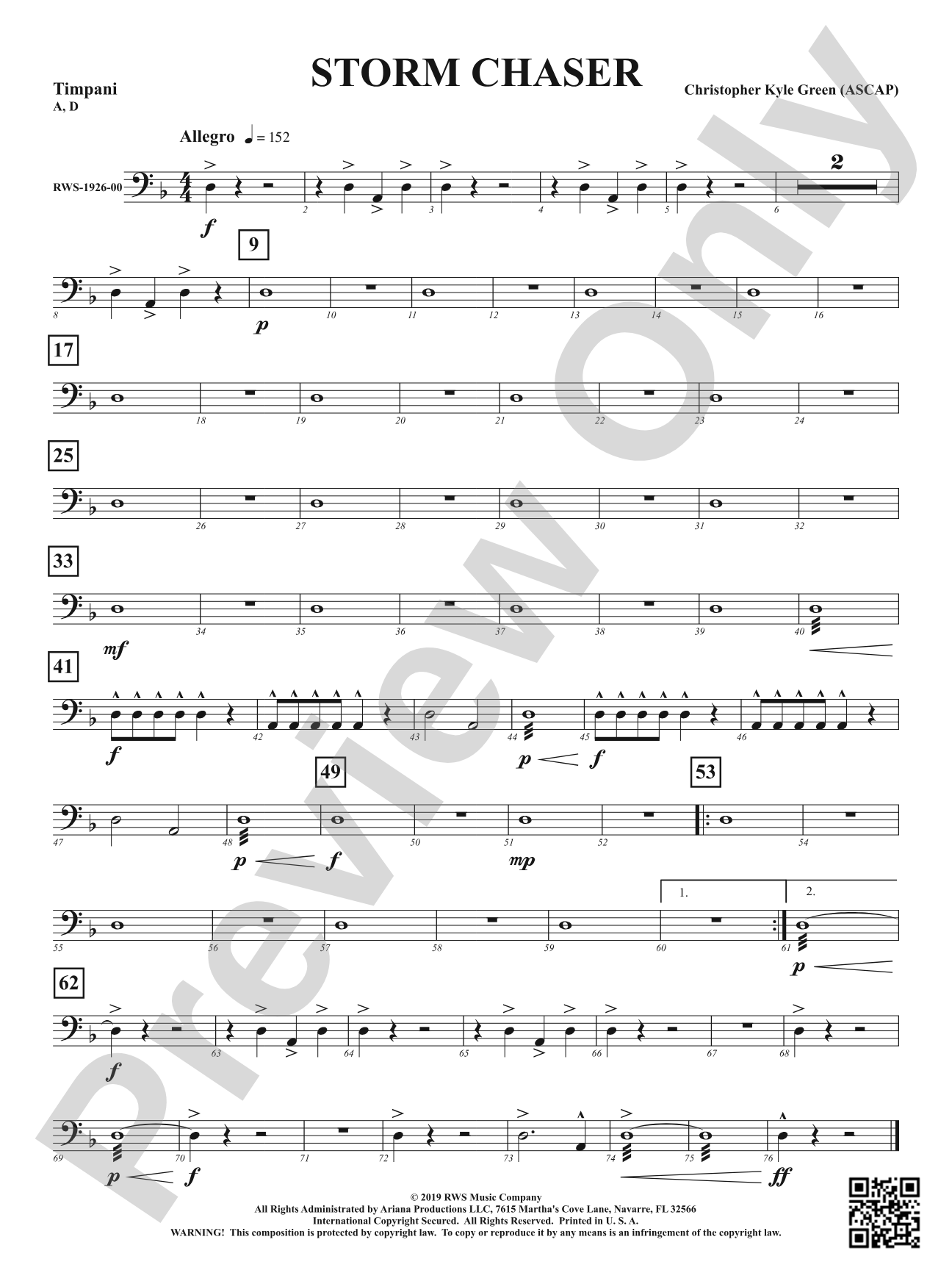 Storm Chaser: Timpani