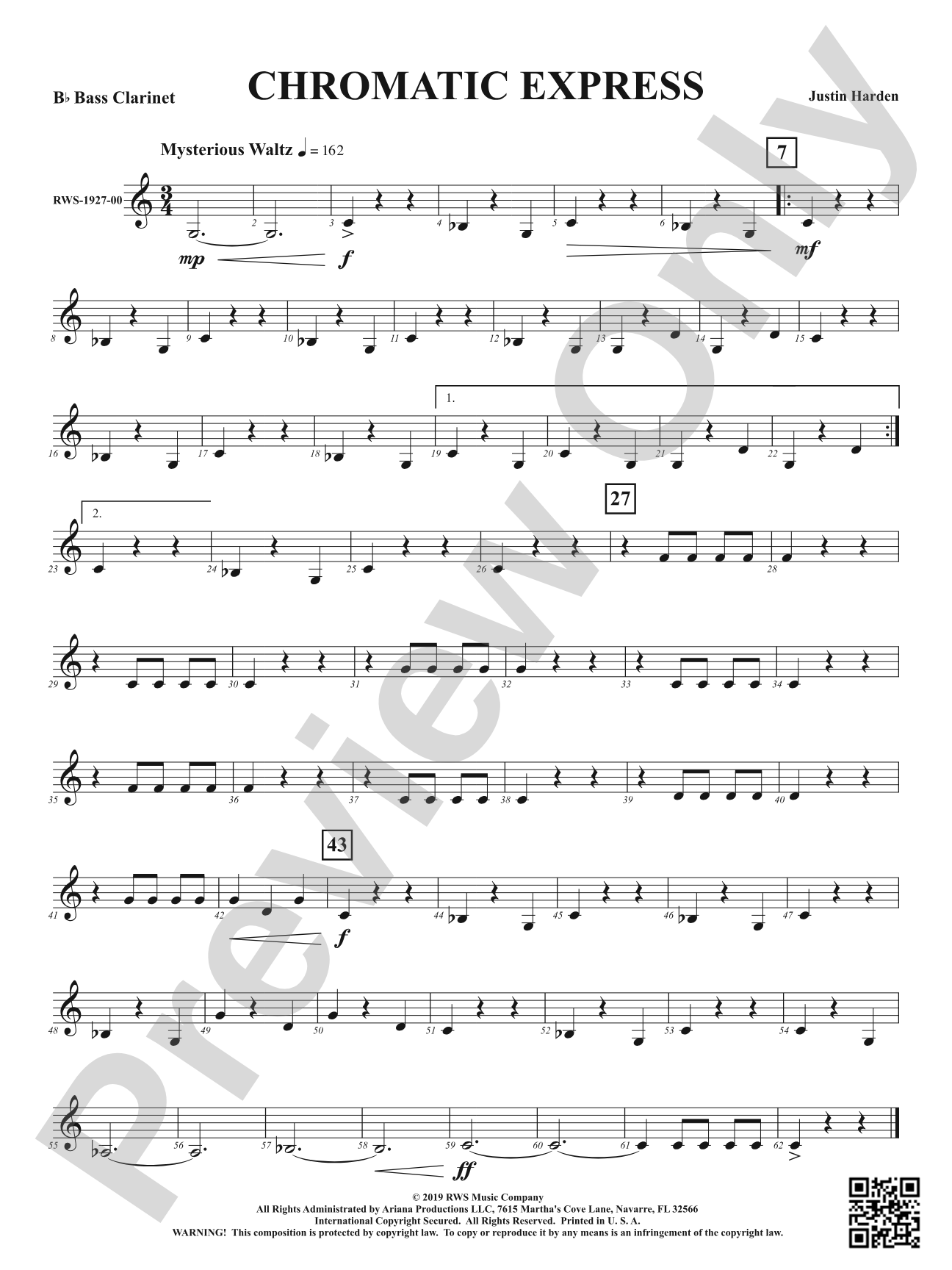 Chromatic Express: B-flat Bass Clarinet