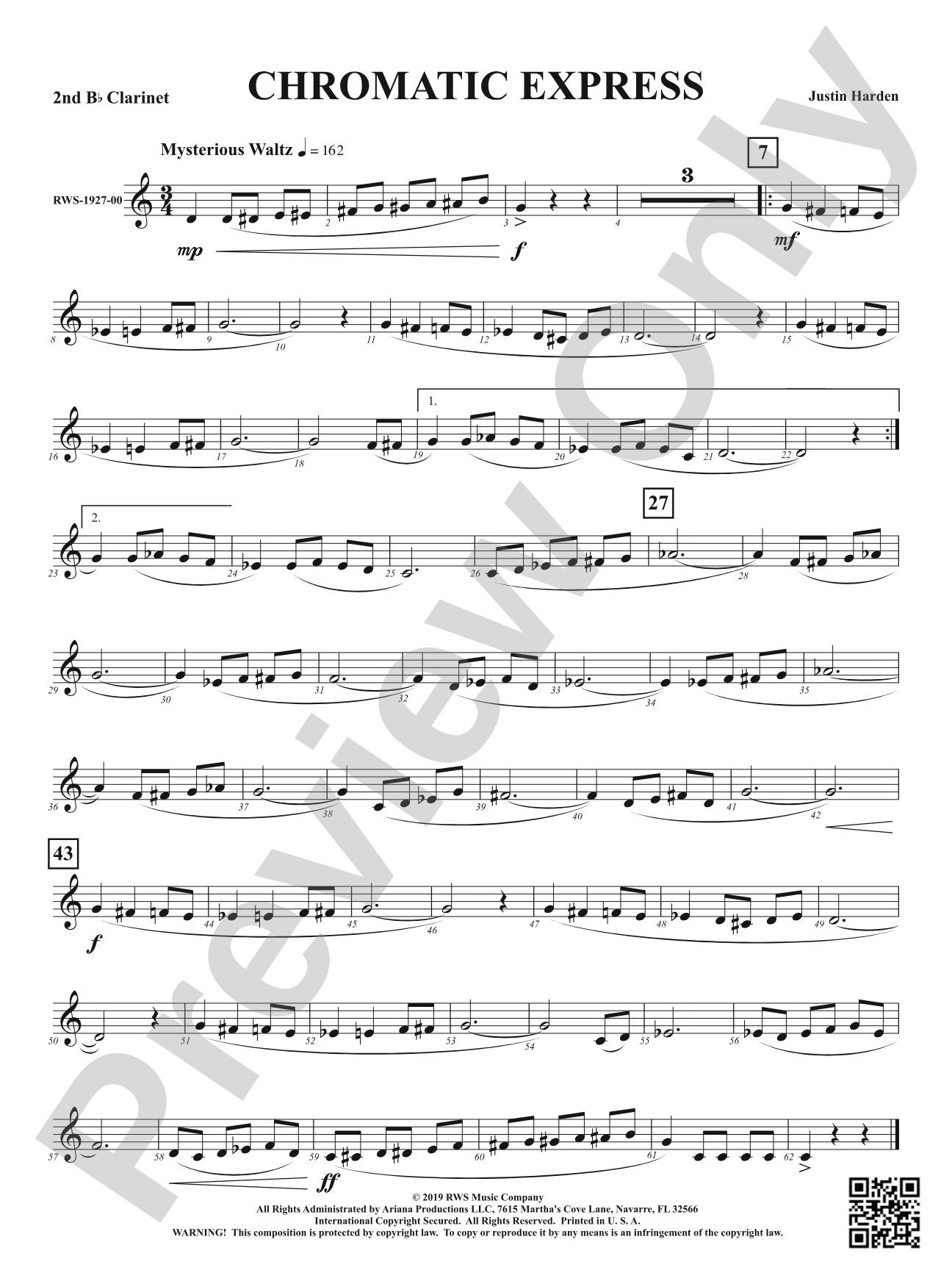 Chromatic Express: 2nd B-flat Clarinet