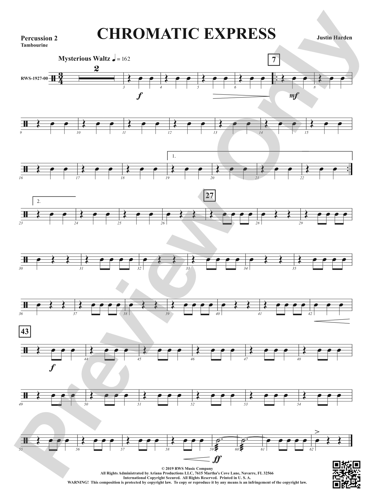Chromatic Express: 2nd Percussion