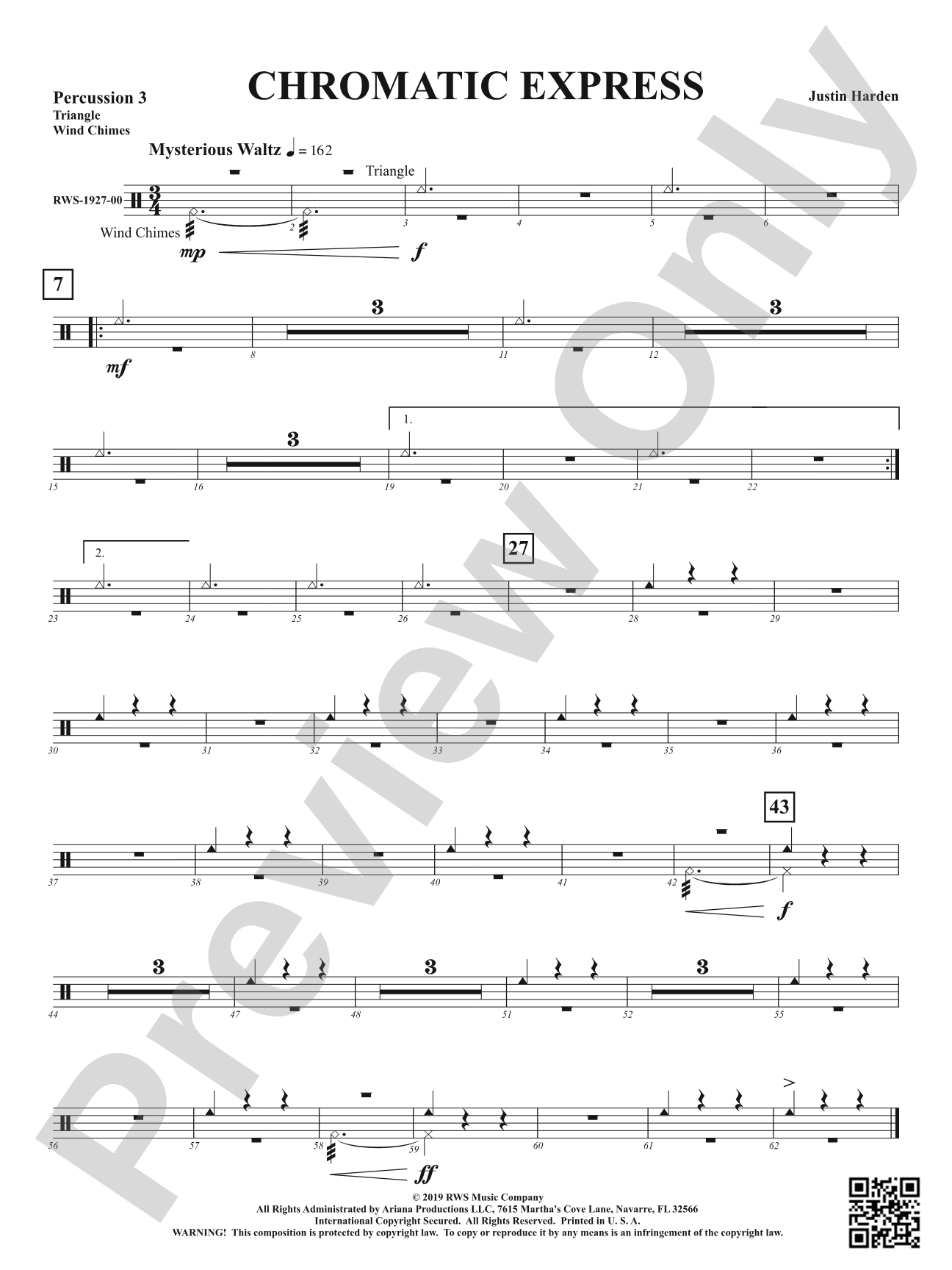 Chromatic Express: 3rd Percussion