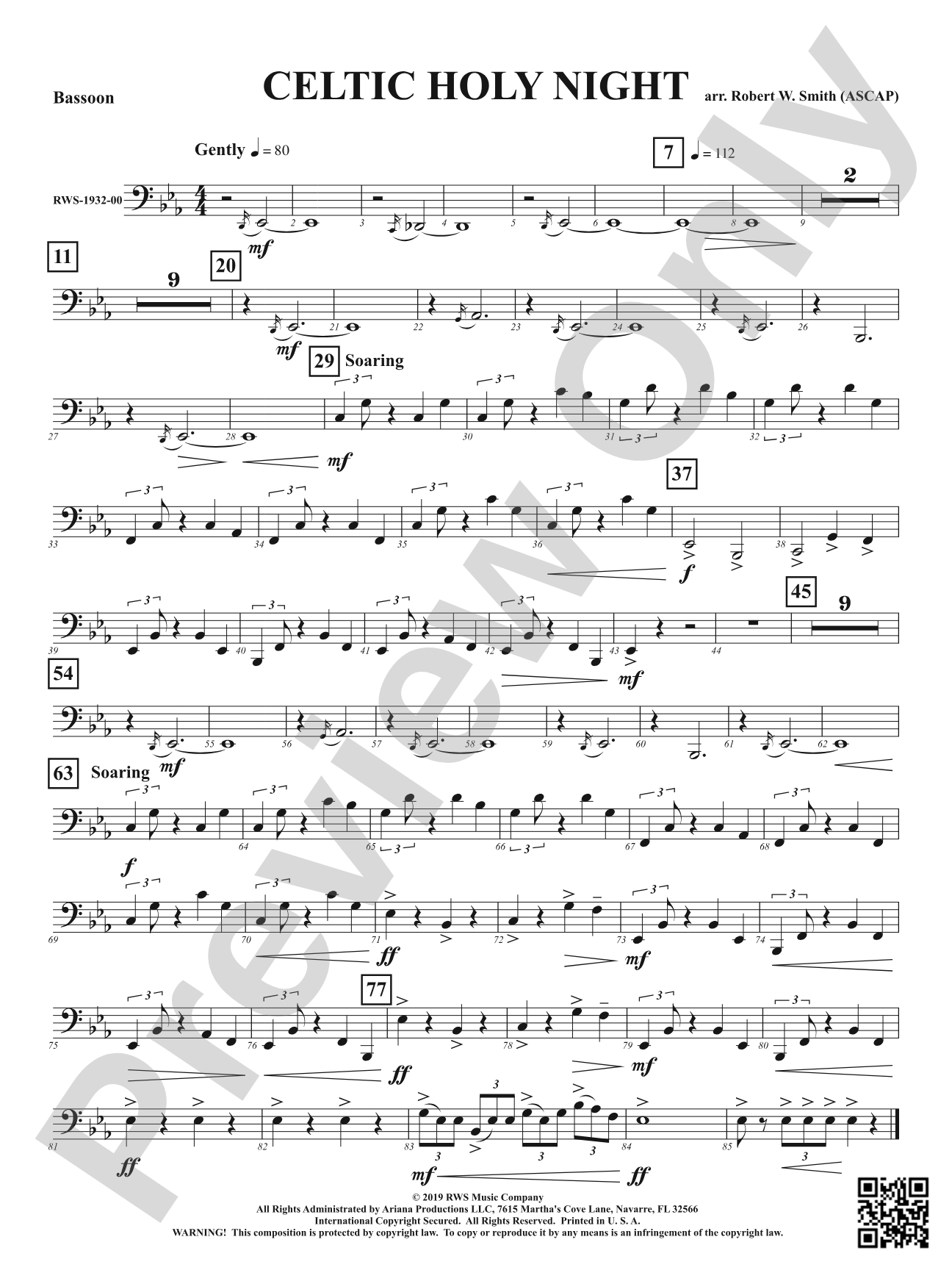 Celtic Holy Night: Bassoon