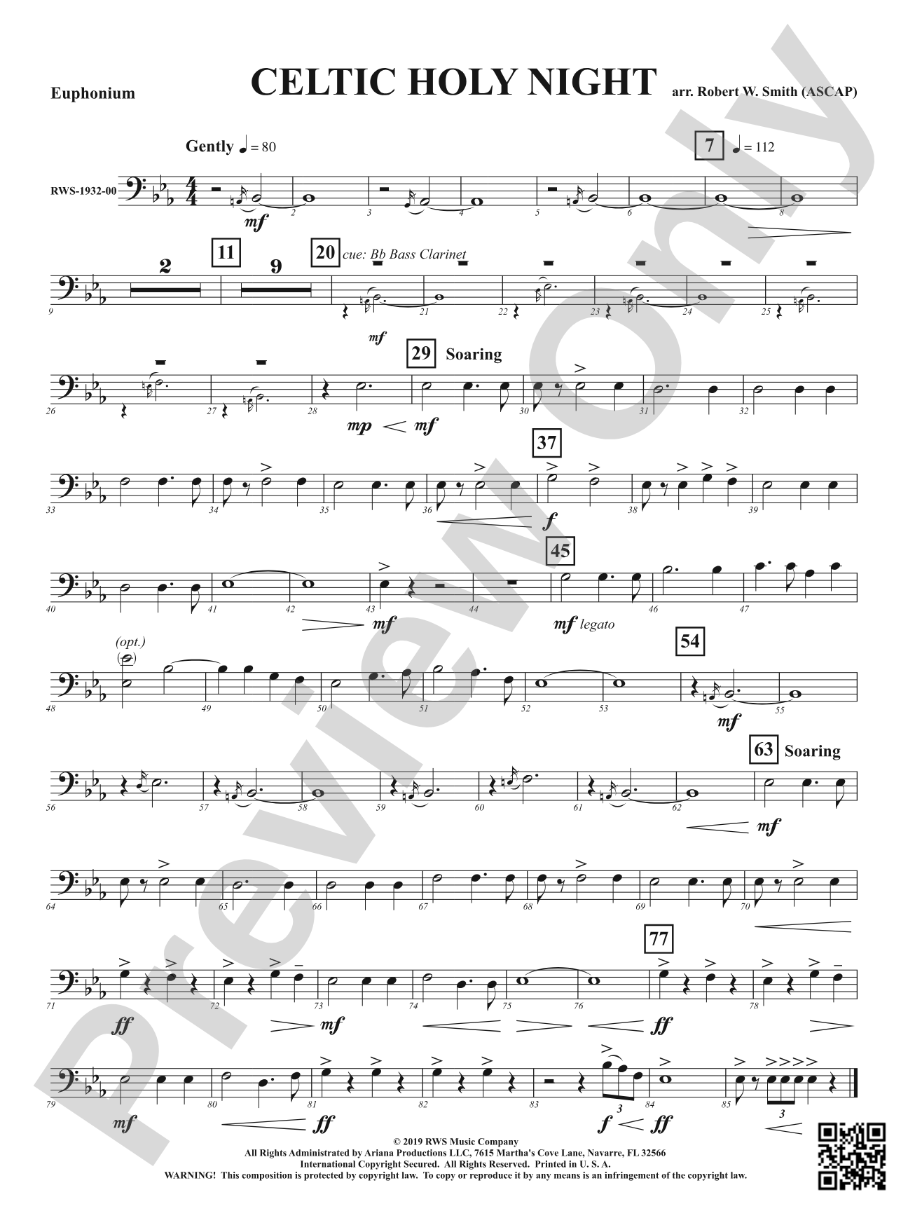 Celtic Holy Night: Baritone B.C.
