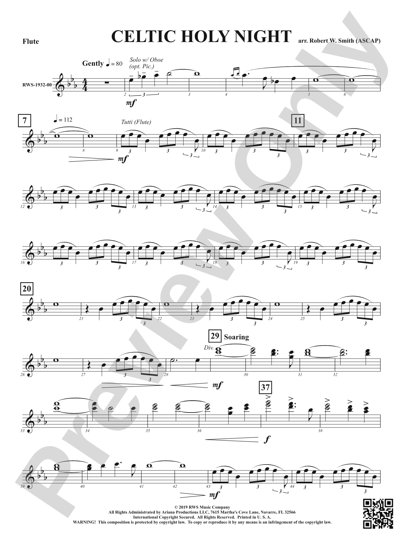 Celtic Holy Night: 1st Flute