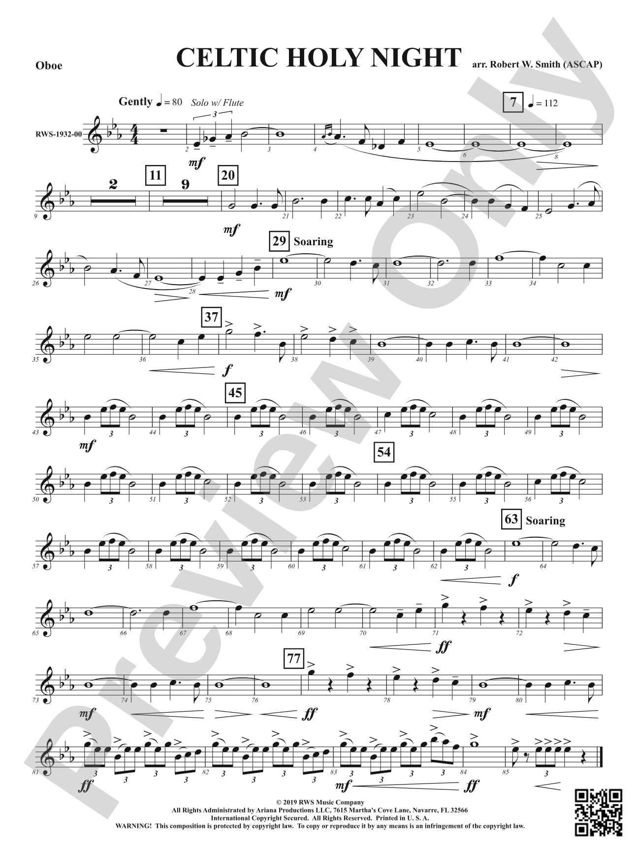 Celtic Holy Night: Oboe