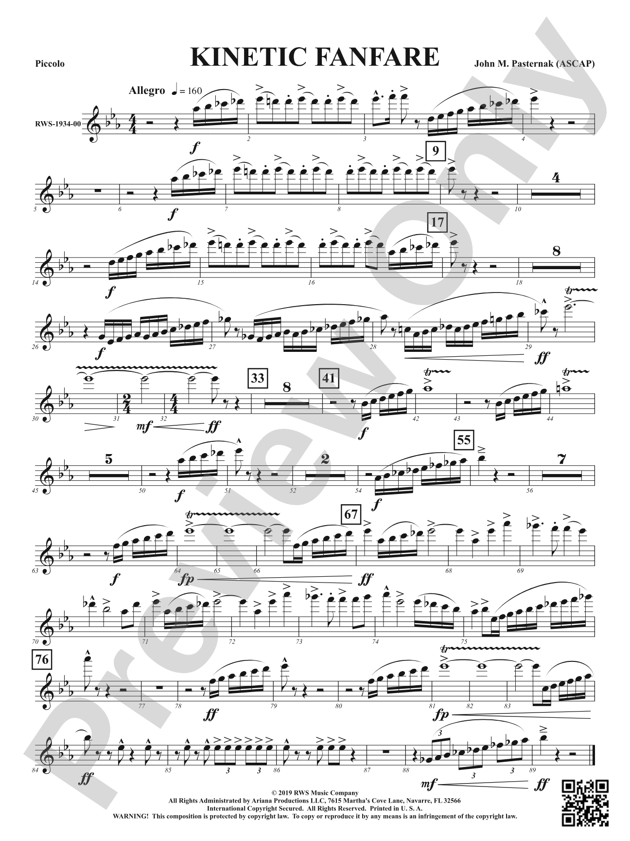 Kinetic Fanfare: Piccolo