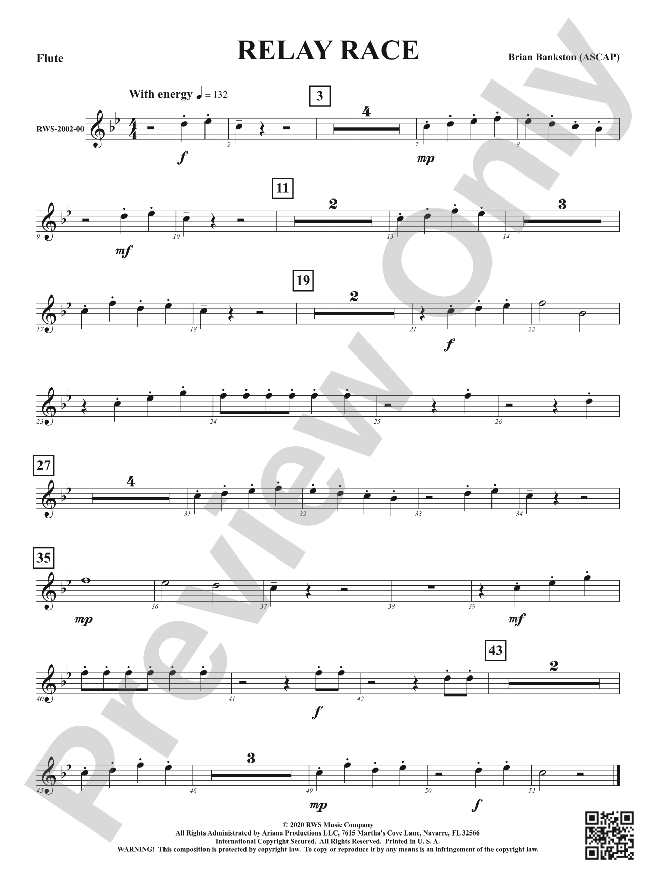 Relay Race: 1st Flute