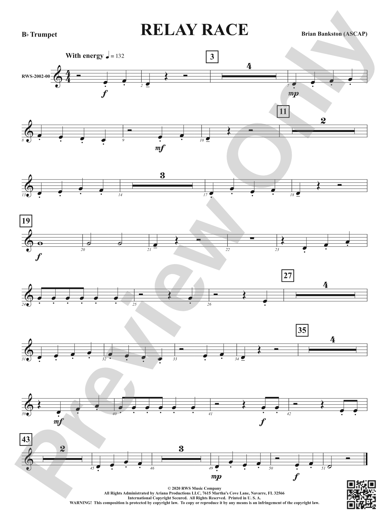 Relay Race: 1st B-flat Trumpet