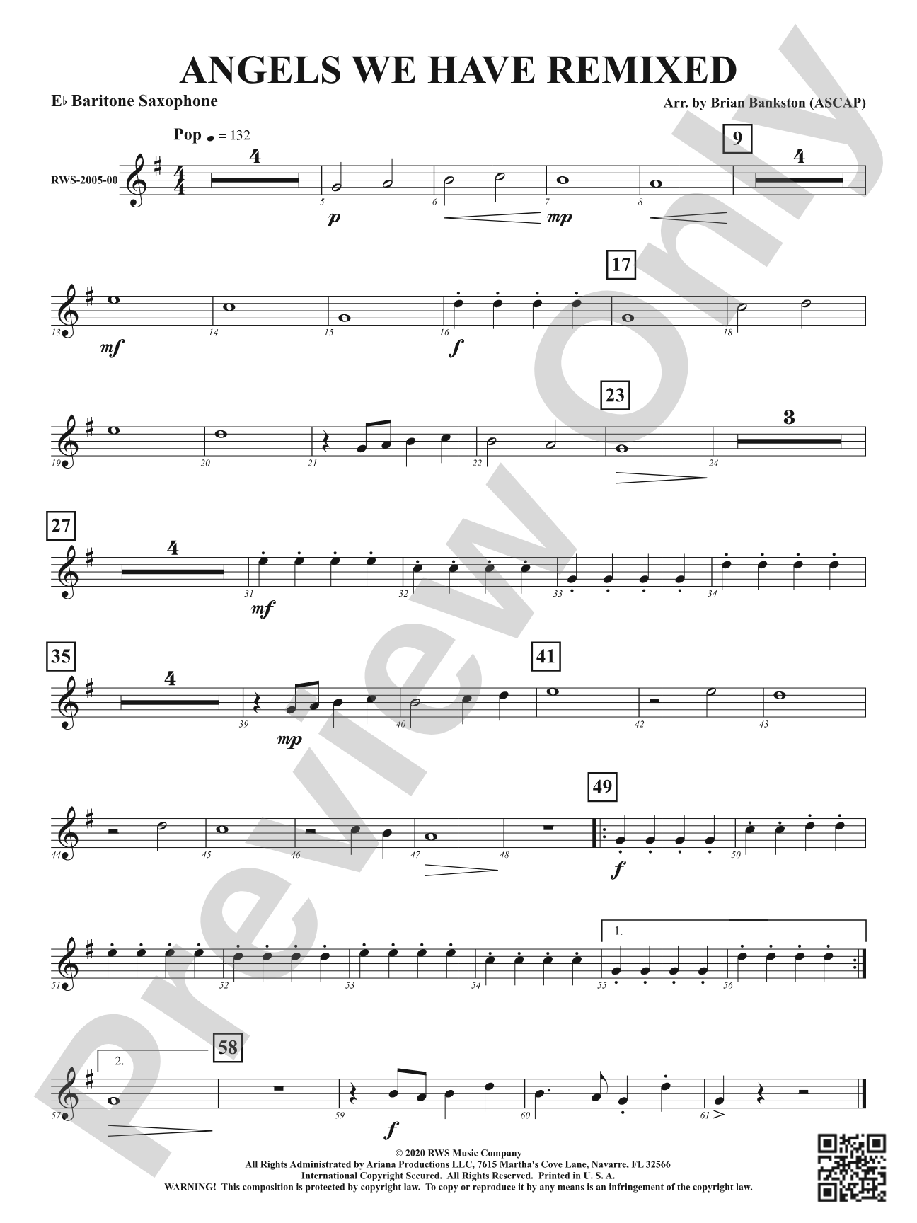 Angels We Have Remixed: E-flat Baritone Saxophone