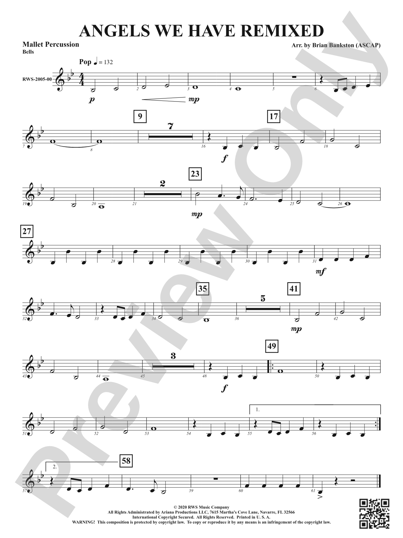 Angels We Have Remixed: 1st Mallet Percussion