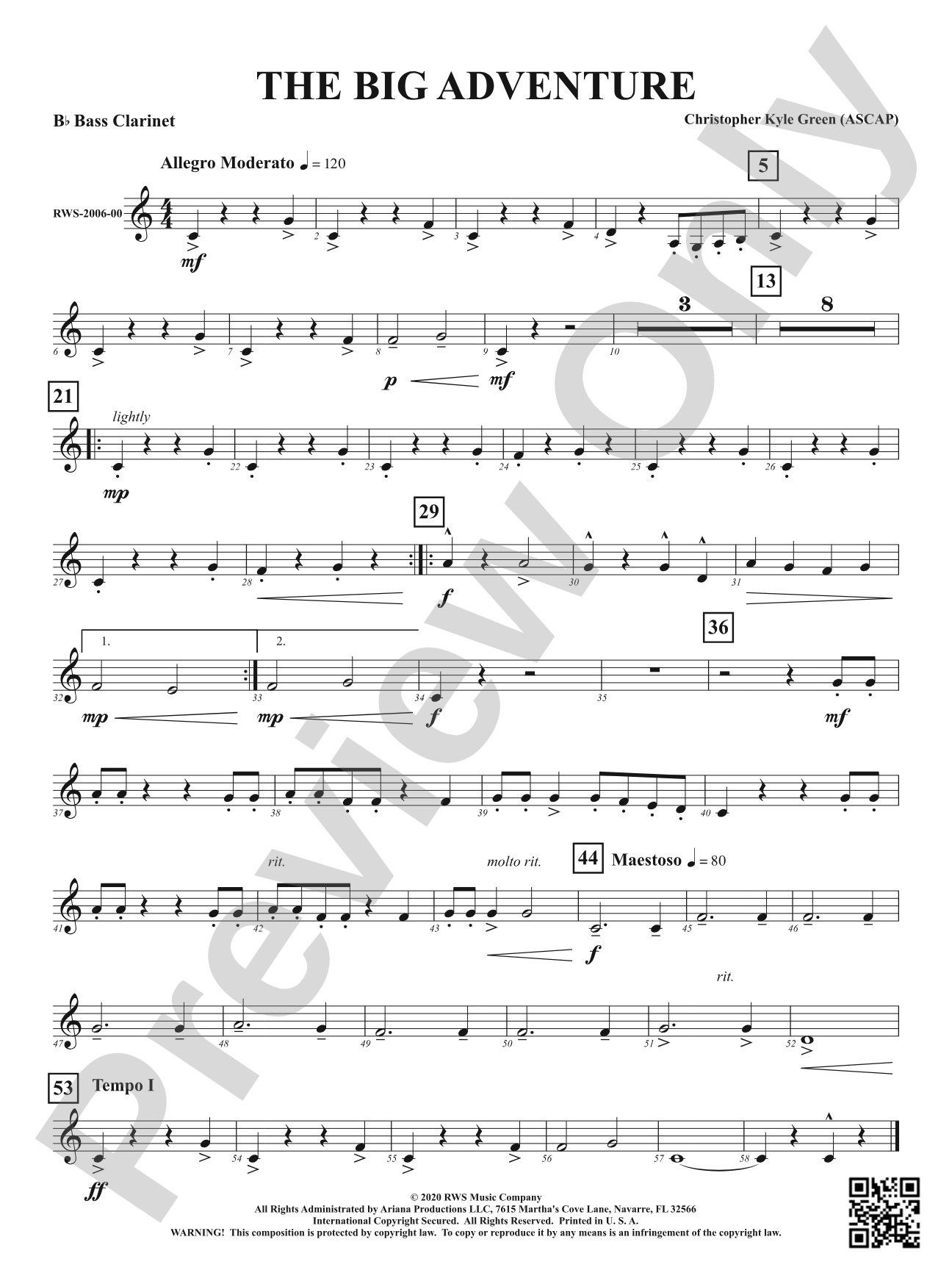The Big Adventure: B-flat Bass Clarinet