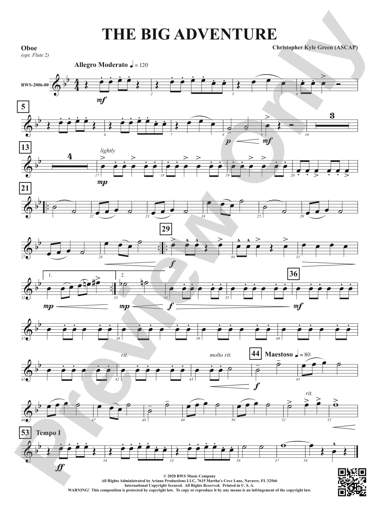 The Big Adventure: Oboe