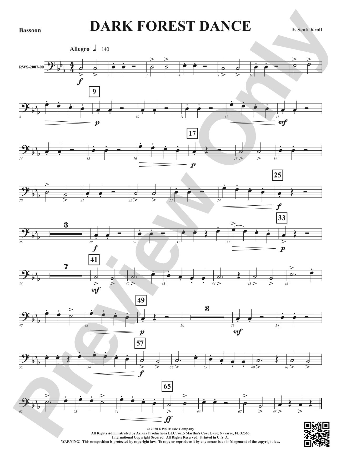 Dark Forest Dance: Bassoon