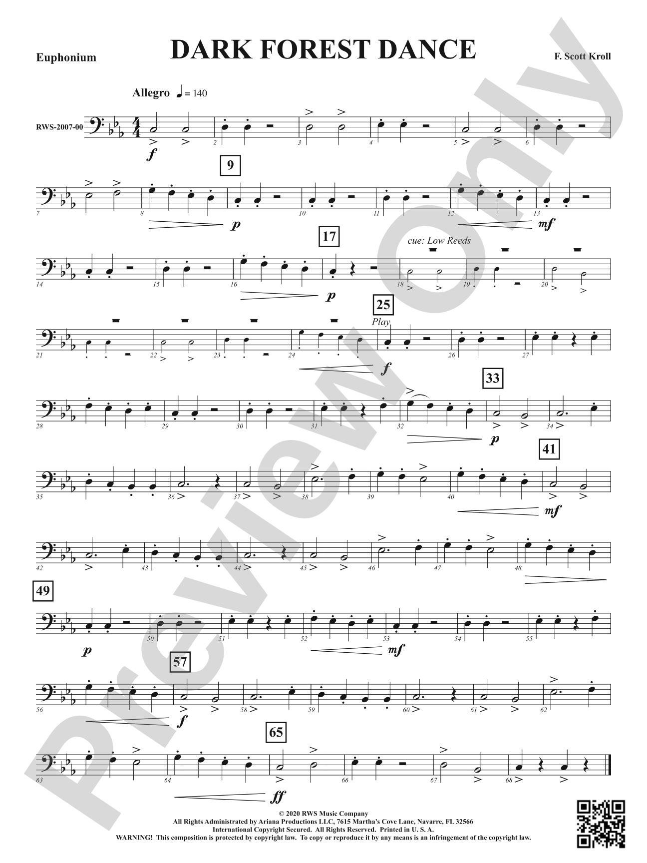 Dark Forest Dance: Baritone B.C.