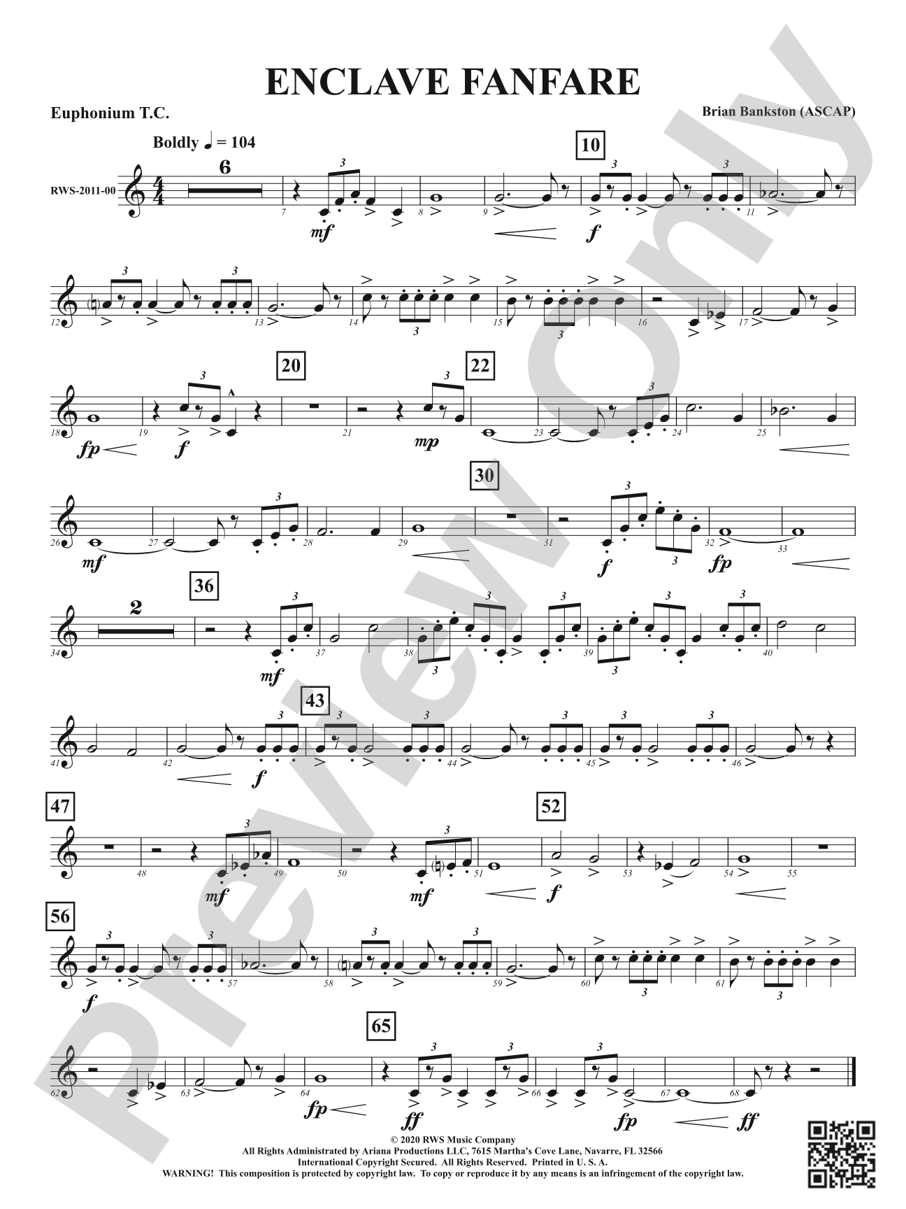 Enclave Fanfare: Baritone T.C.