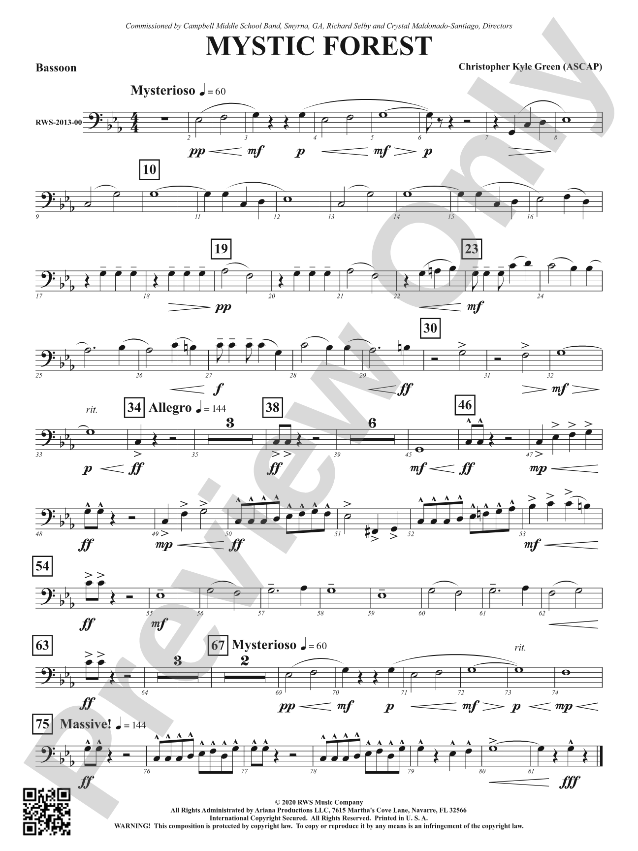 Mystic Forest: Bassoon