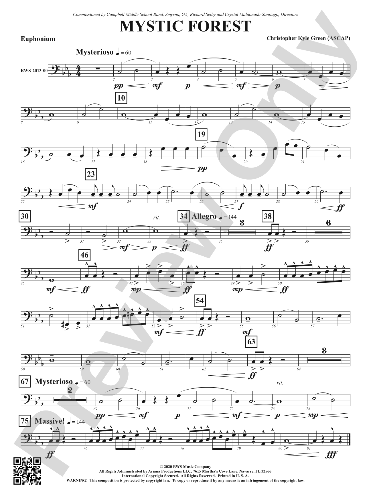 Mystic Forest: Baritone B.C.