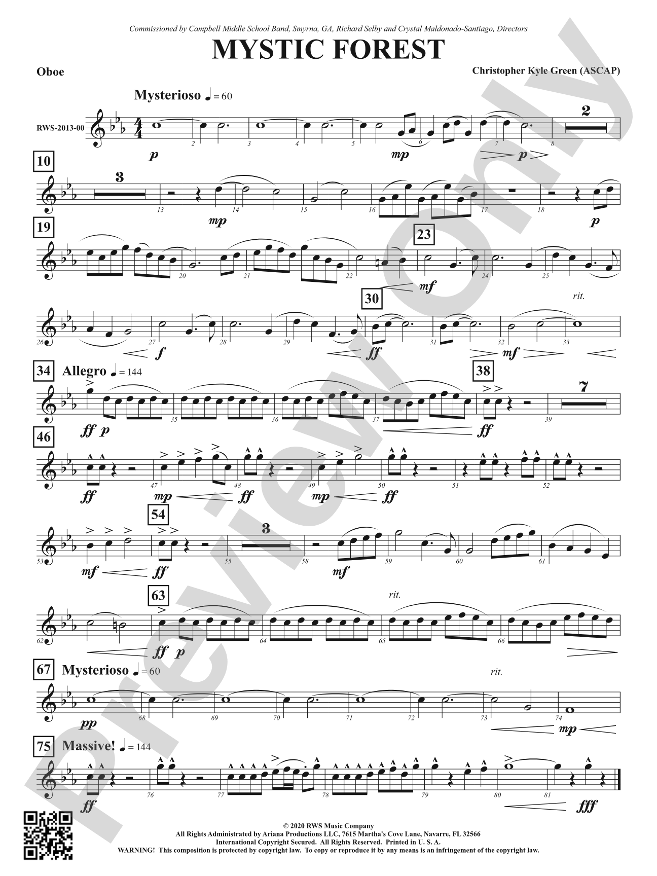 Mystic Forest: Oboe