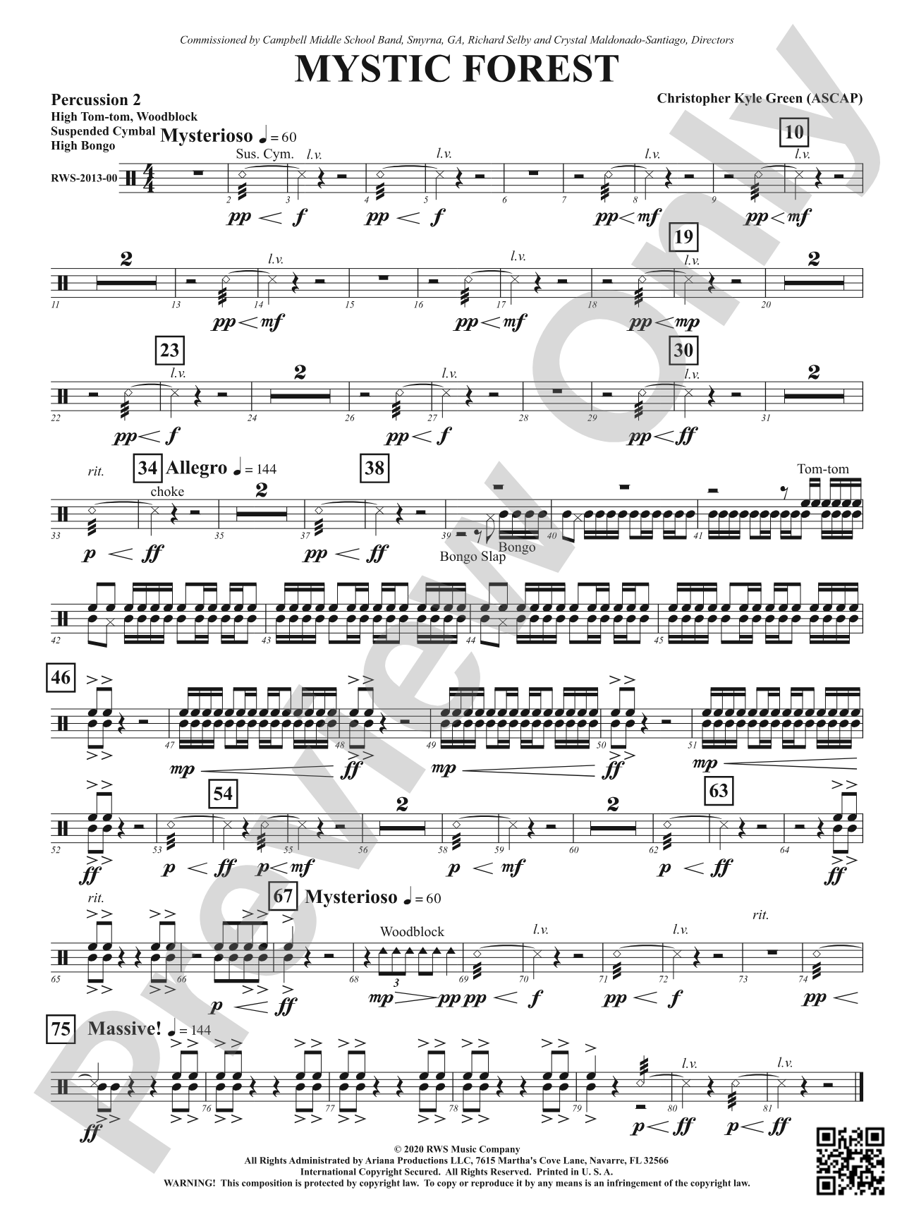Mystic Forest: 2nd Percussion