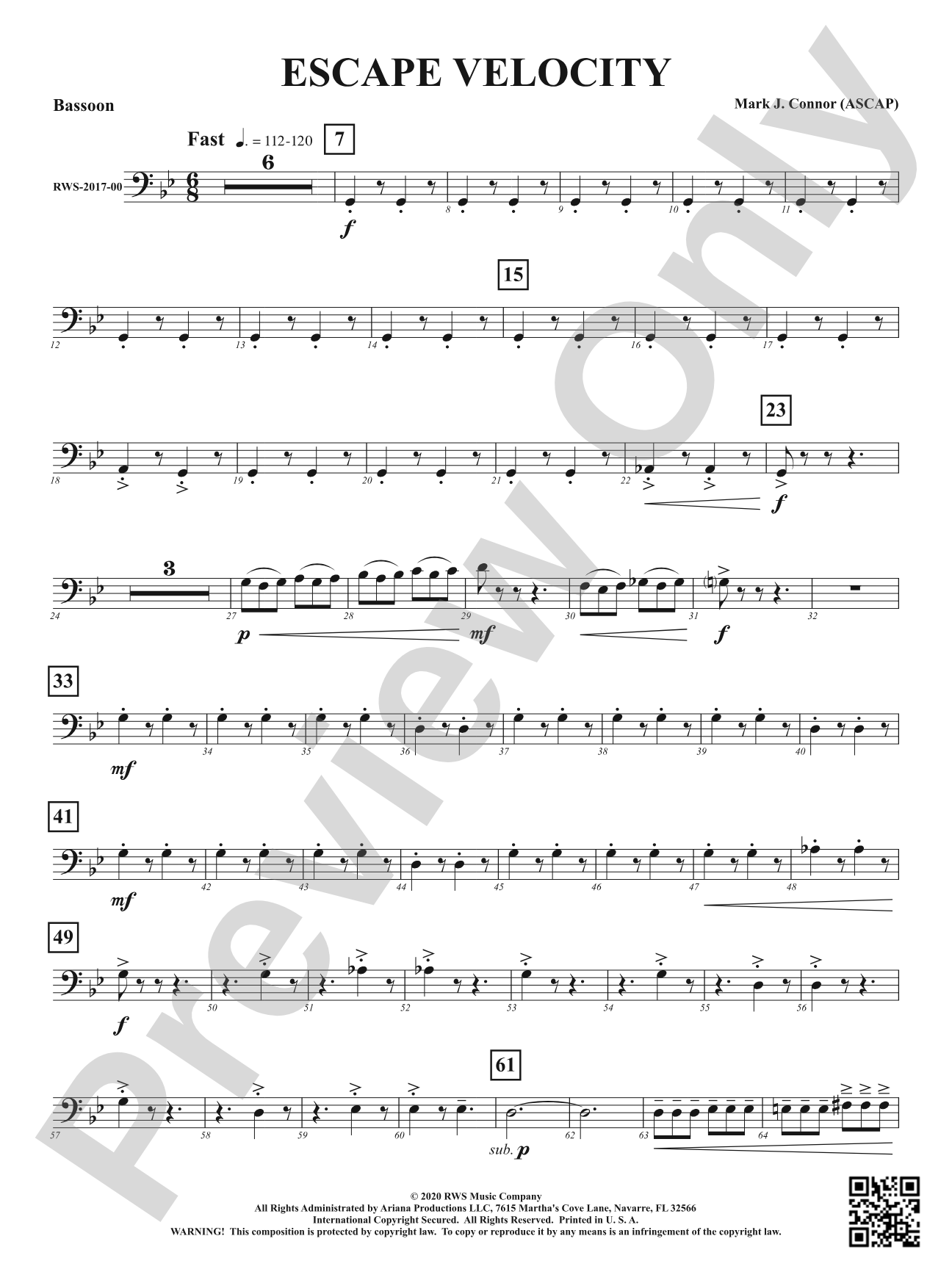 Escape Velocity: Bassoon