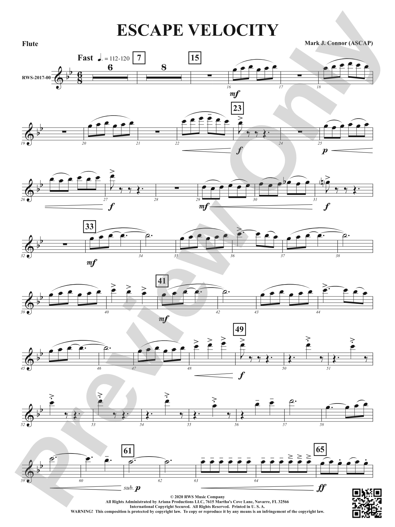 Escape Velocity: 1st Flute