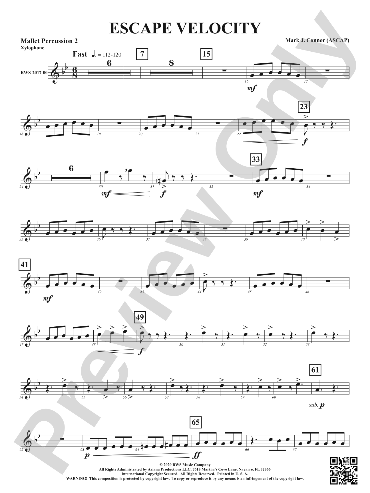 Escape Velocity: 2nd Mallet Percussion