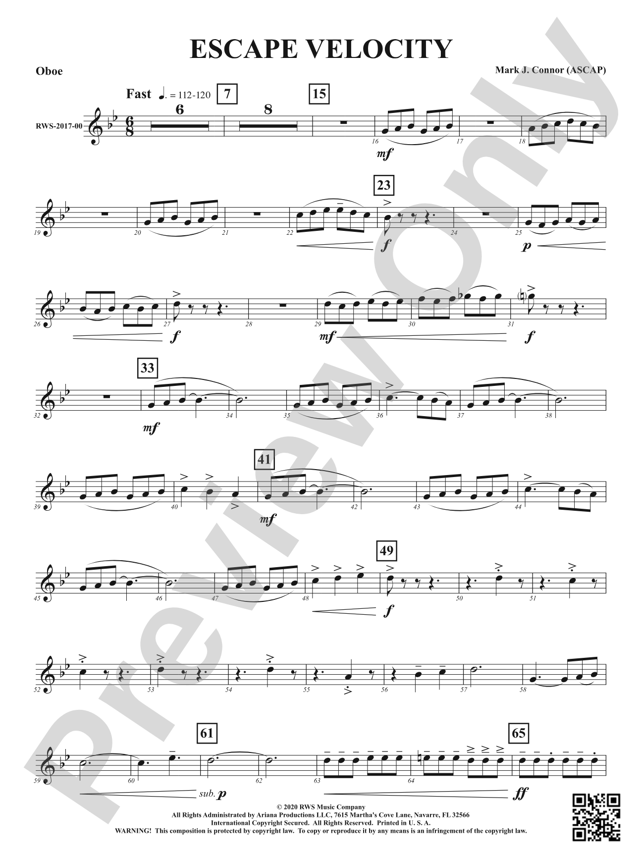 Escape Velocity: Oboe