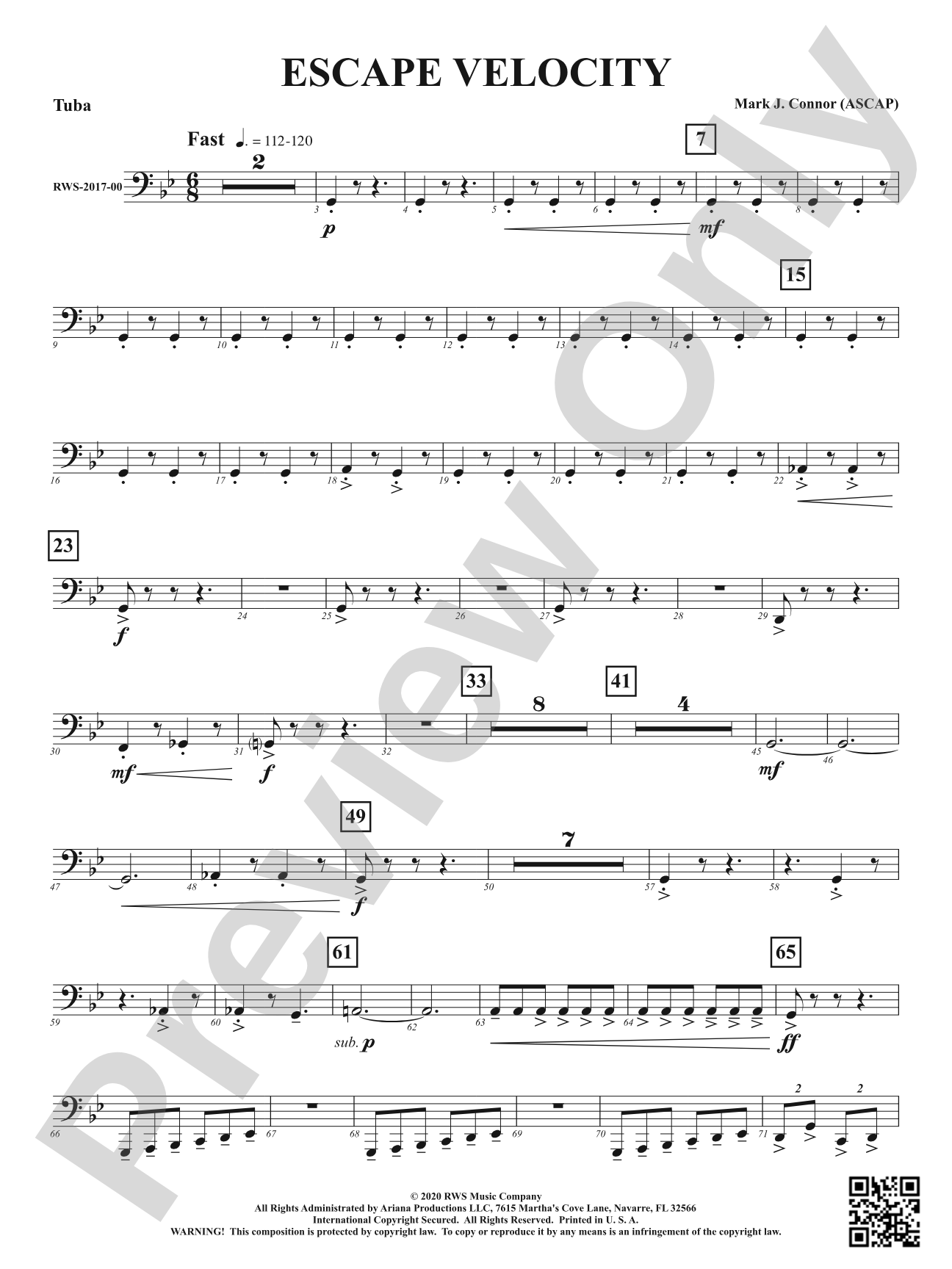Escape Velocity: Tuba