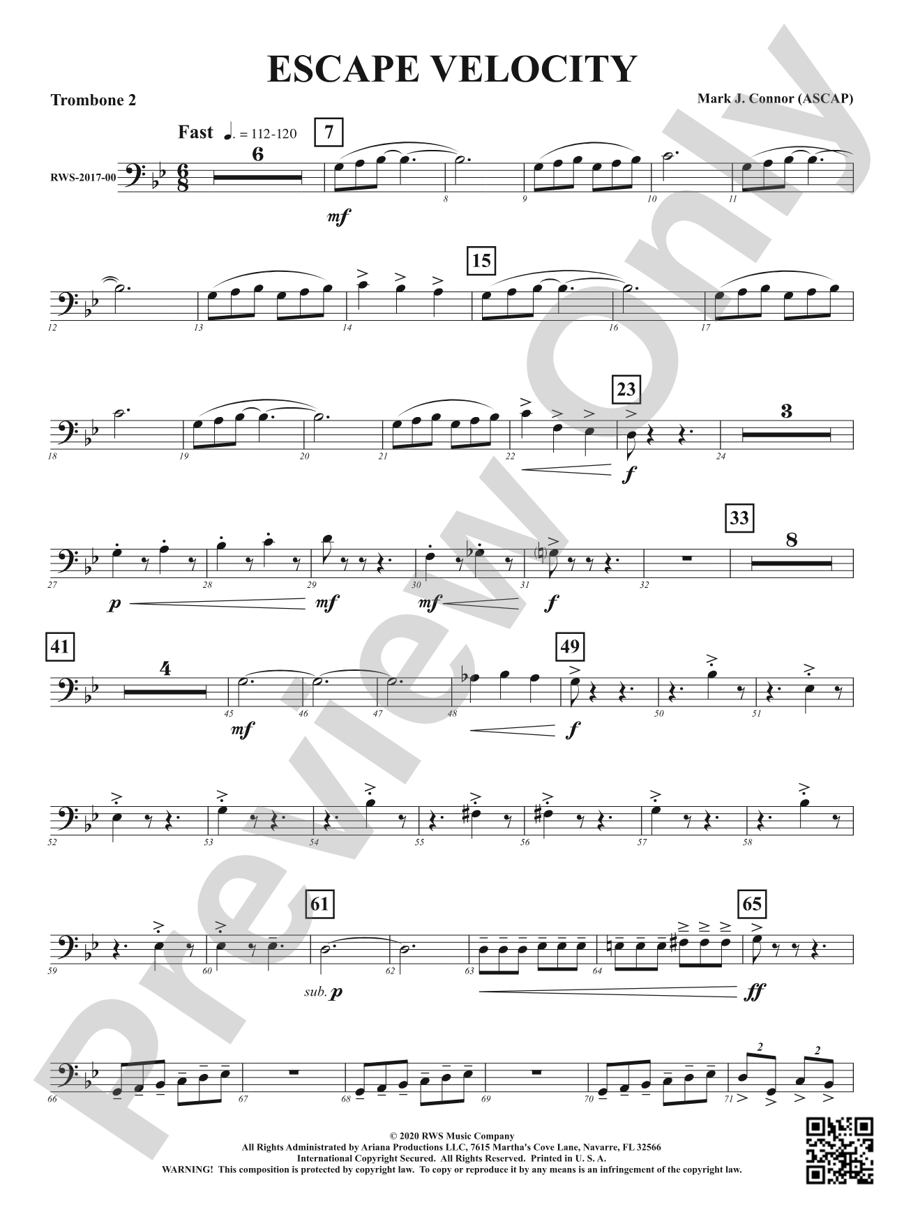 Escape Velocity: 2nd Trombone