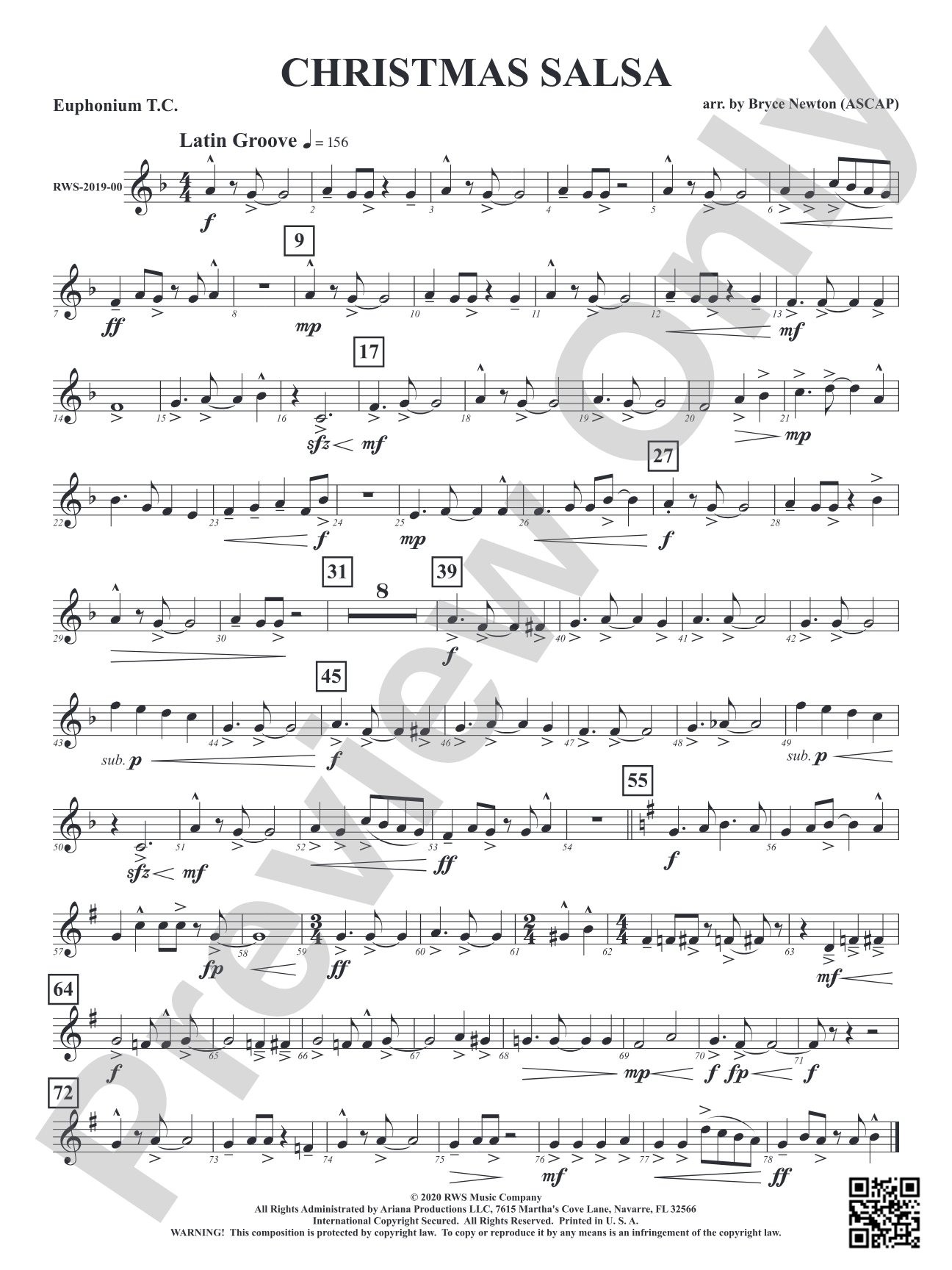 Christmas Salsa: Baritone T.C.