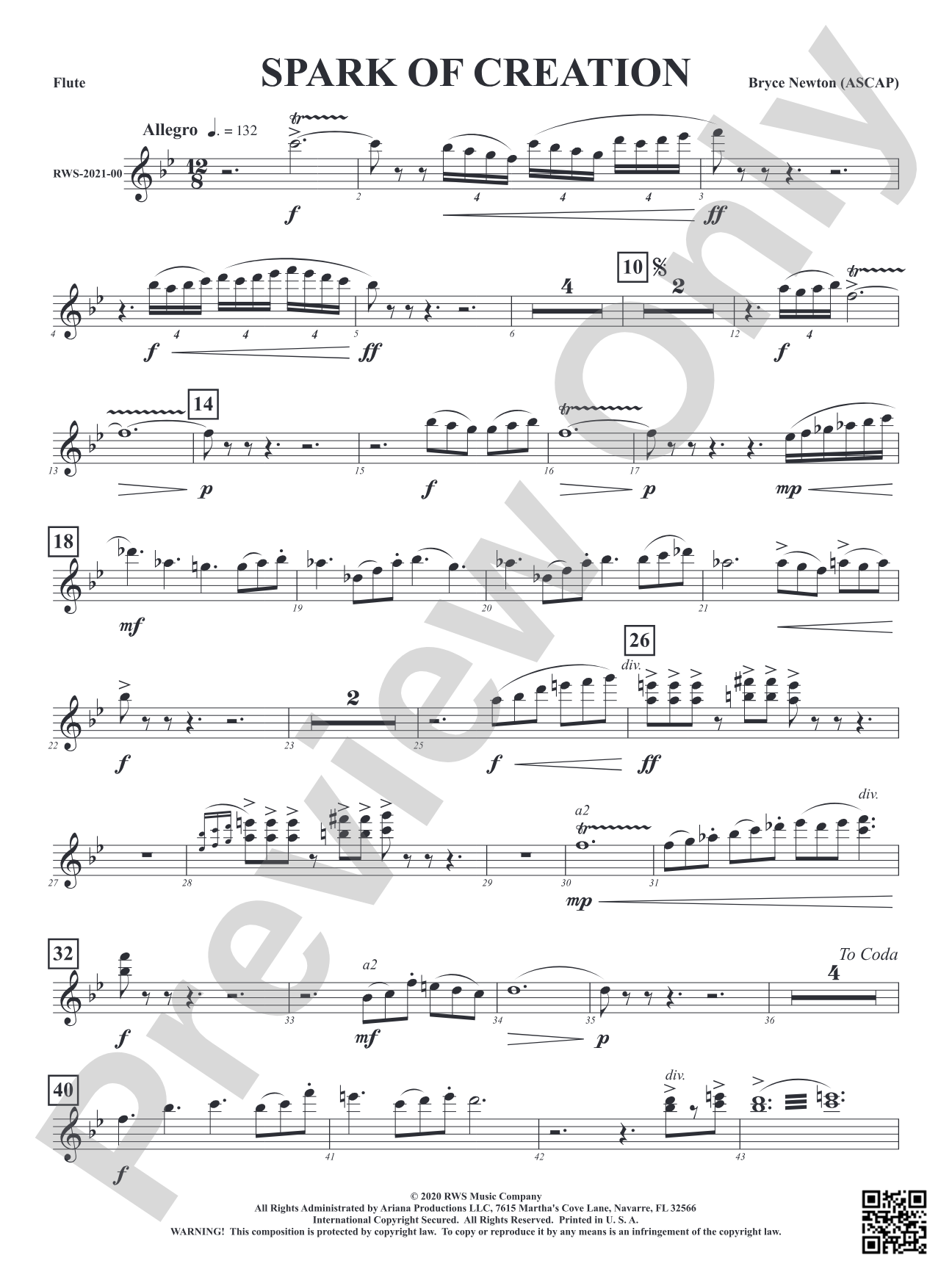 Spark of Creation: 1st Flute