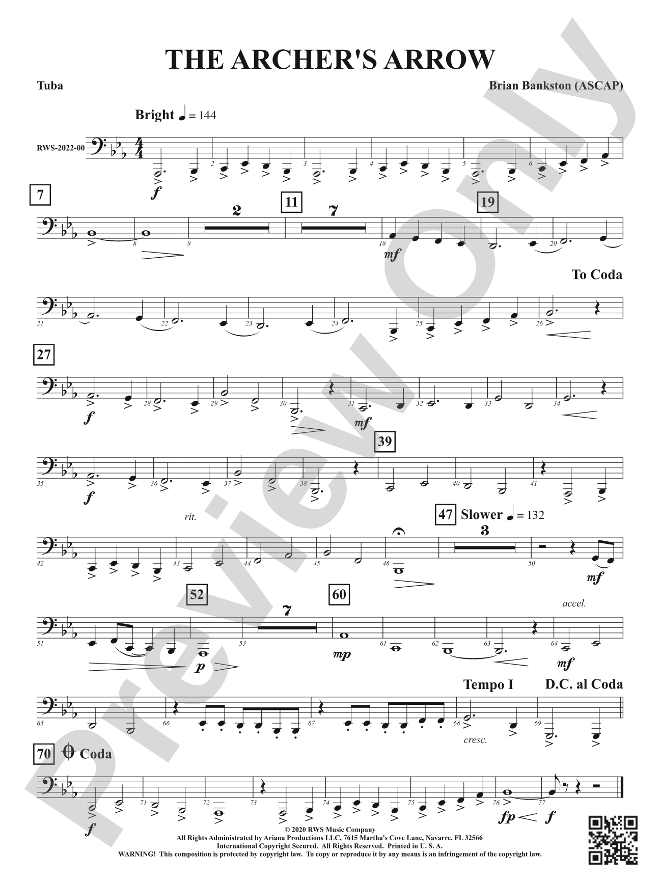 The Archer's Arrow: Tuba