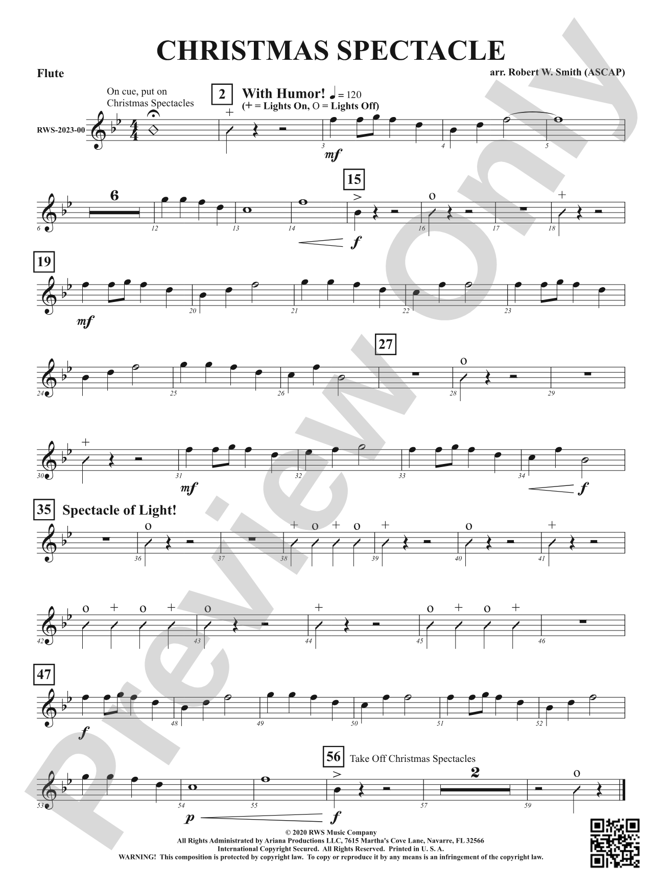 Christmas Spectacle: 1st Flute