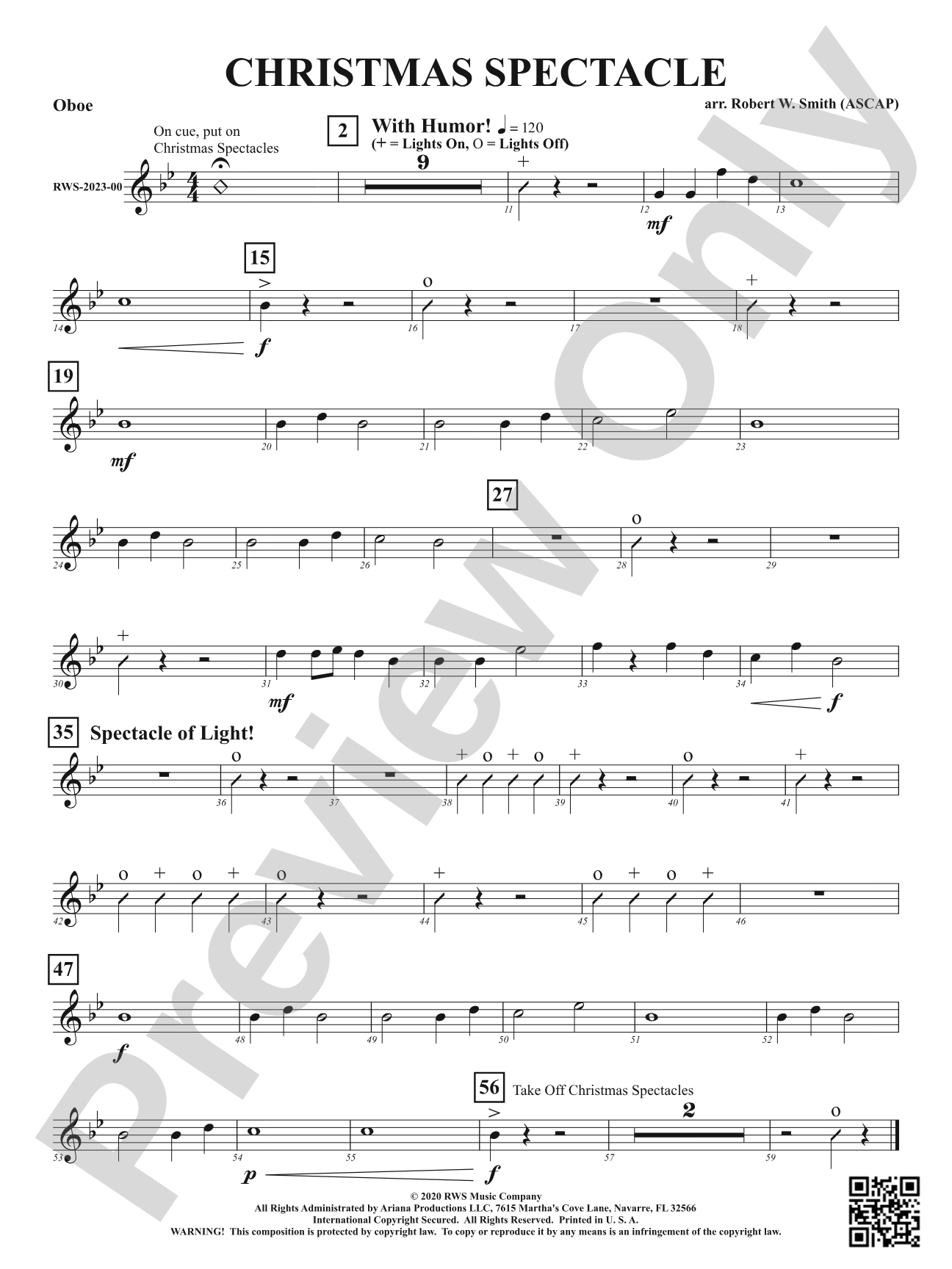 Christmas Spectacle: Oboe